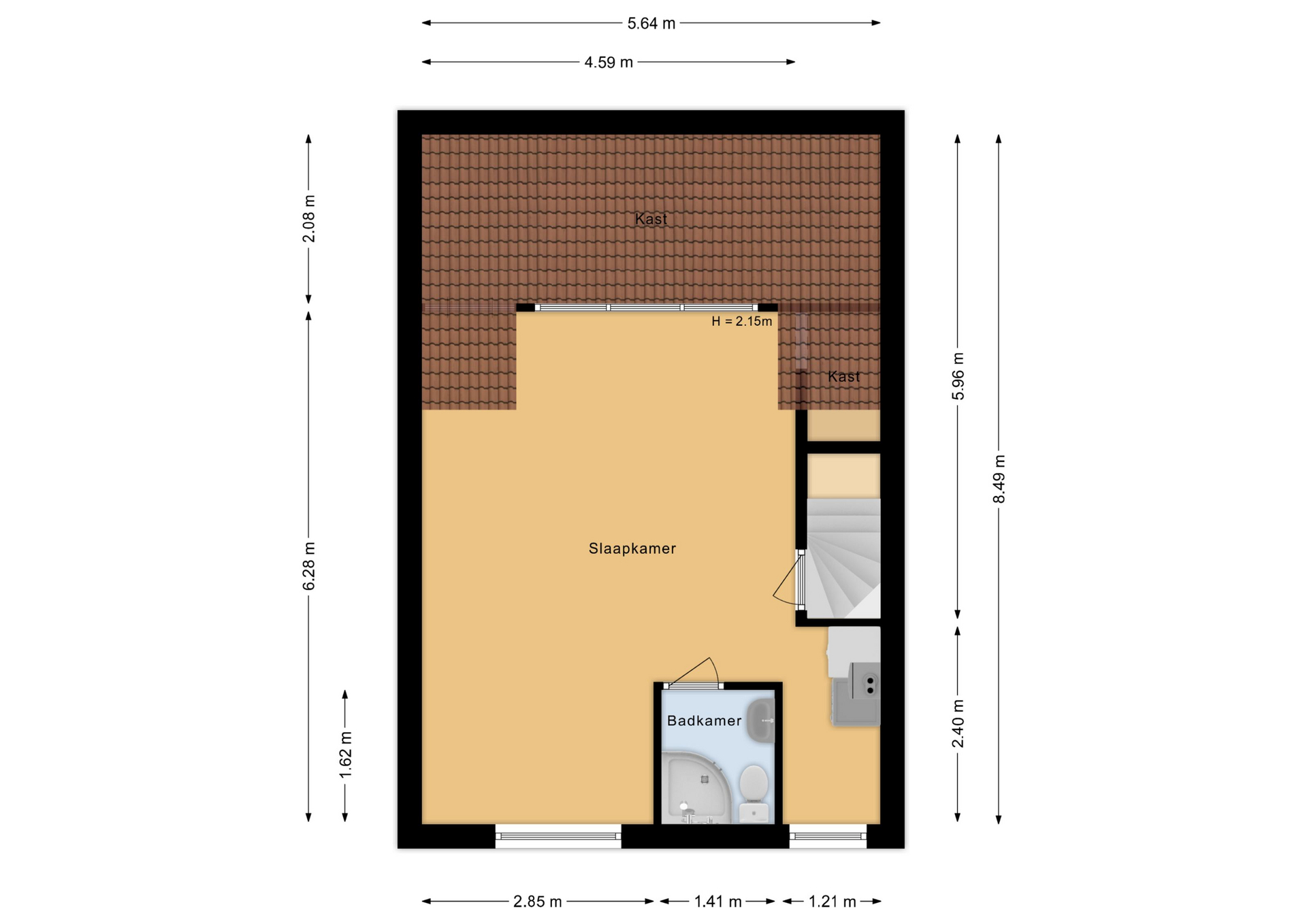 Buinerveld 32 , 2151 LD Nieuw-vennep map