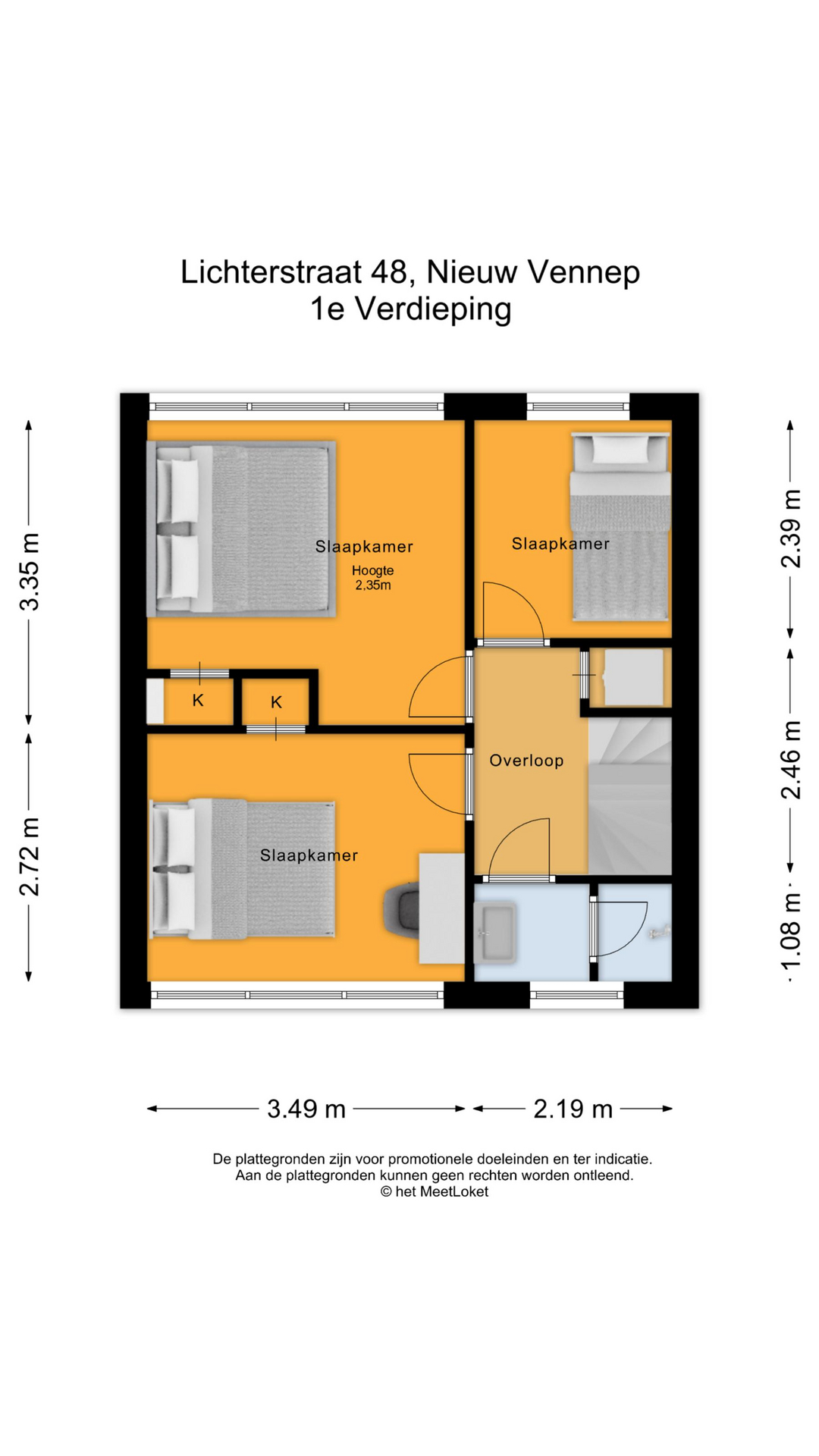 Lichterstraat 48 , 2151 BV Nieuw-vennep map