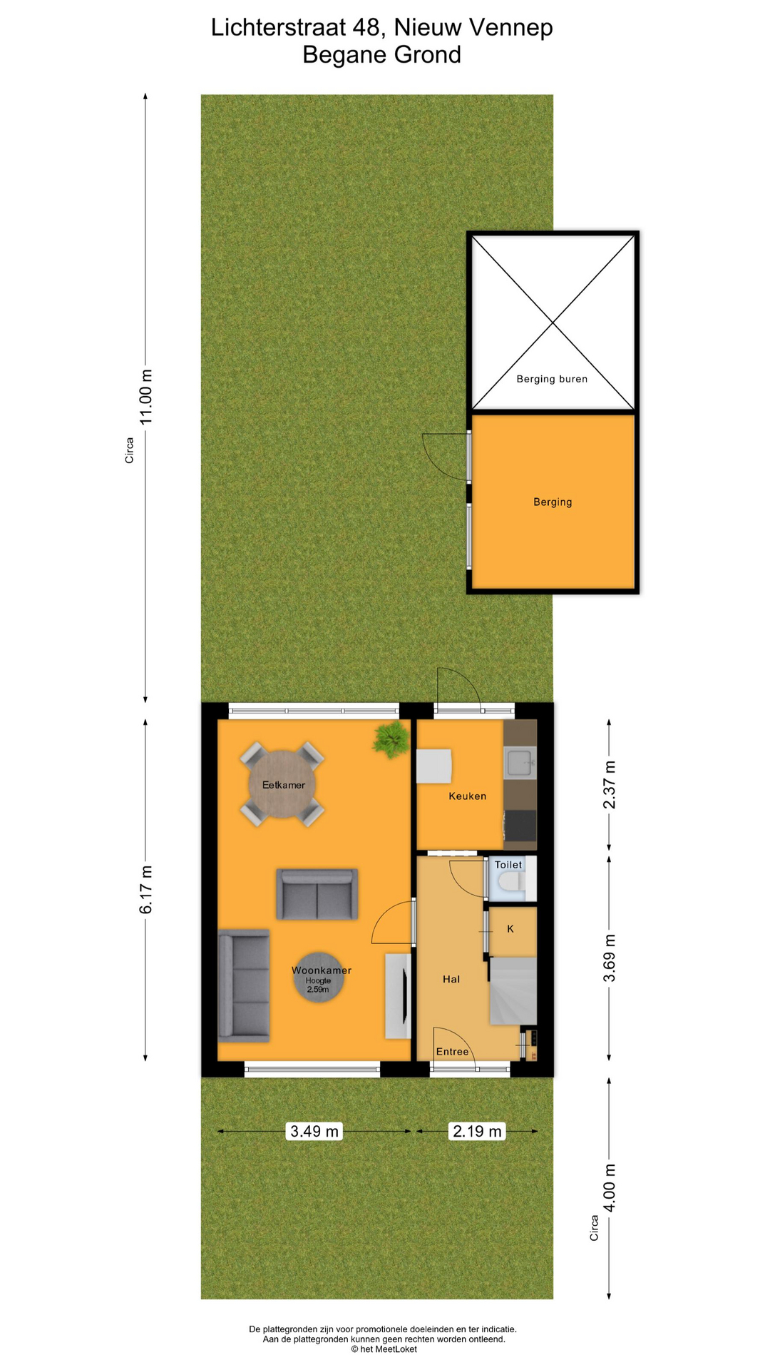 Lichterstraat 48 , 2151 BV Nieuw-vennep map
