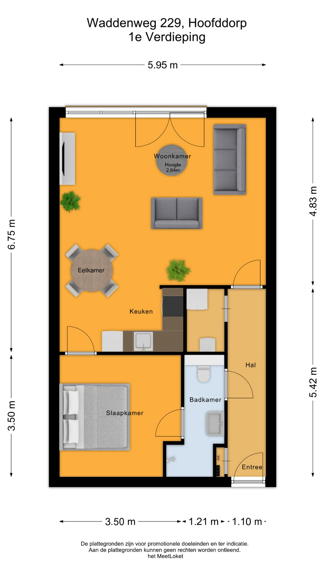 Waddenweg 229 , 2134 XL Hoofddorp map