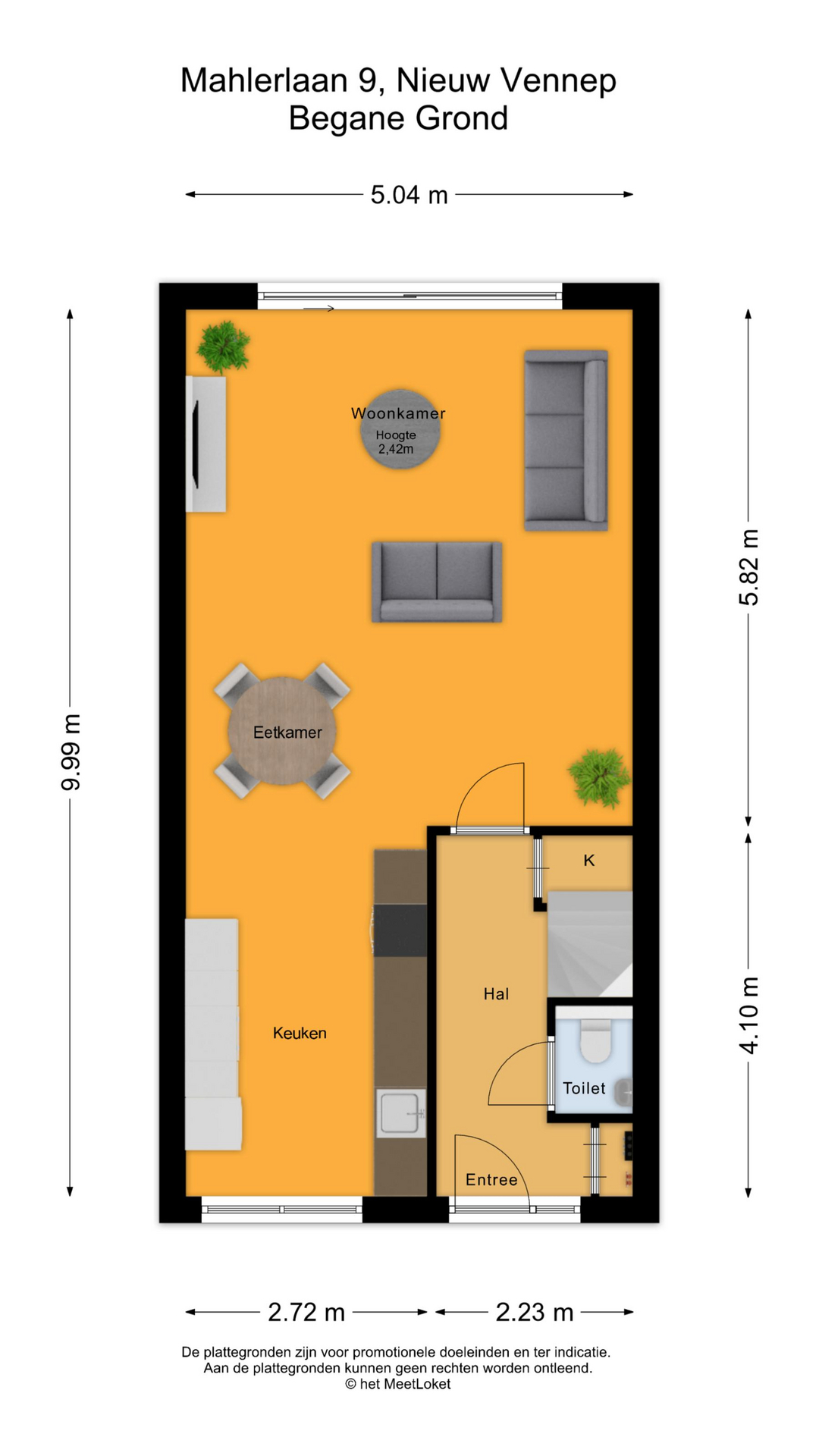 Mahlerlaan 9 , 2151 GK Nieuw-vennep map
