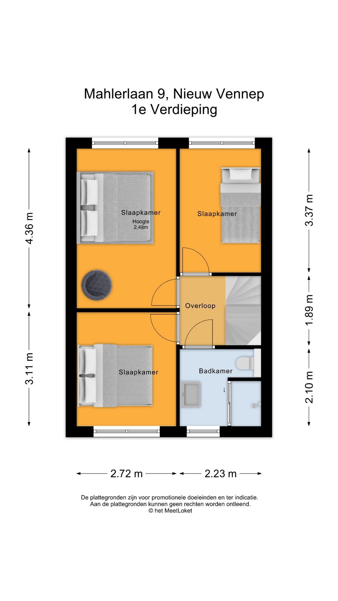 Mahlerlaan 9 , 2151 GK Nieuw-vennep map