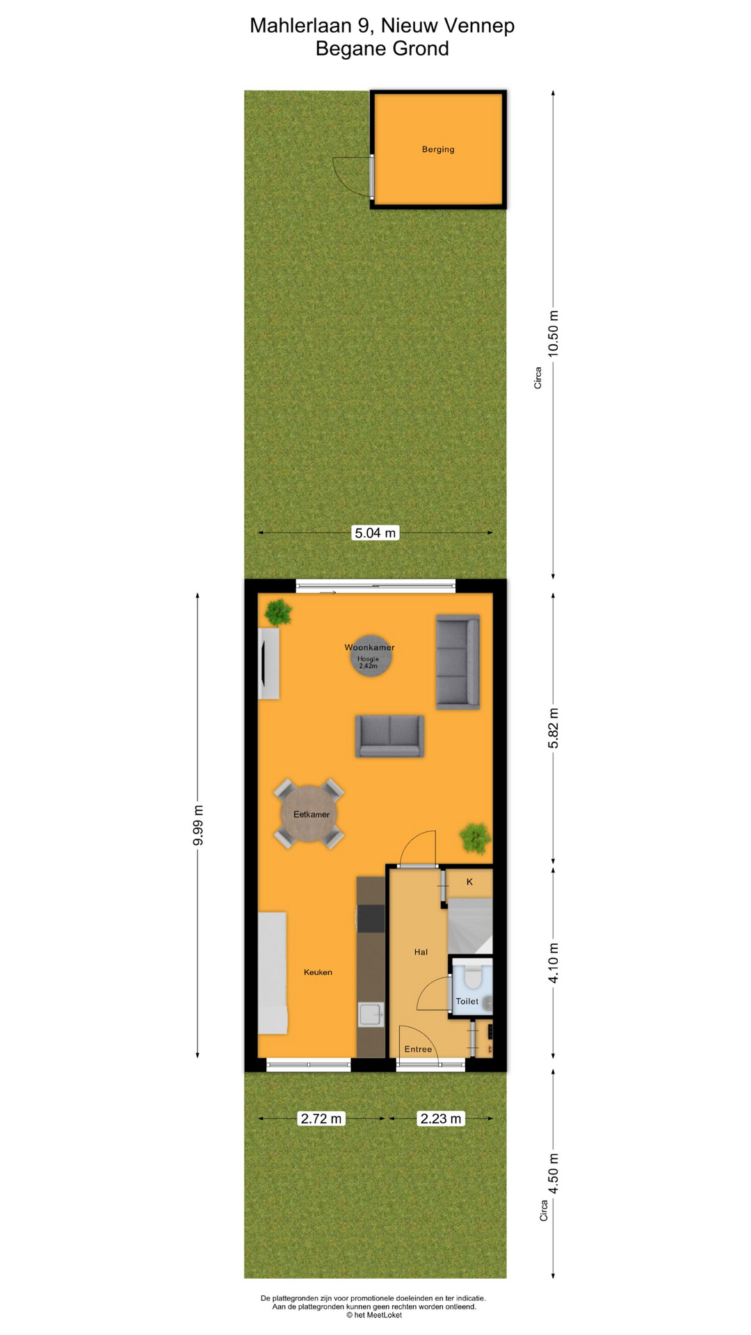 Mahlerlaan 9 , 2151 GK Nieuw-vennep map