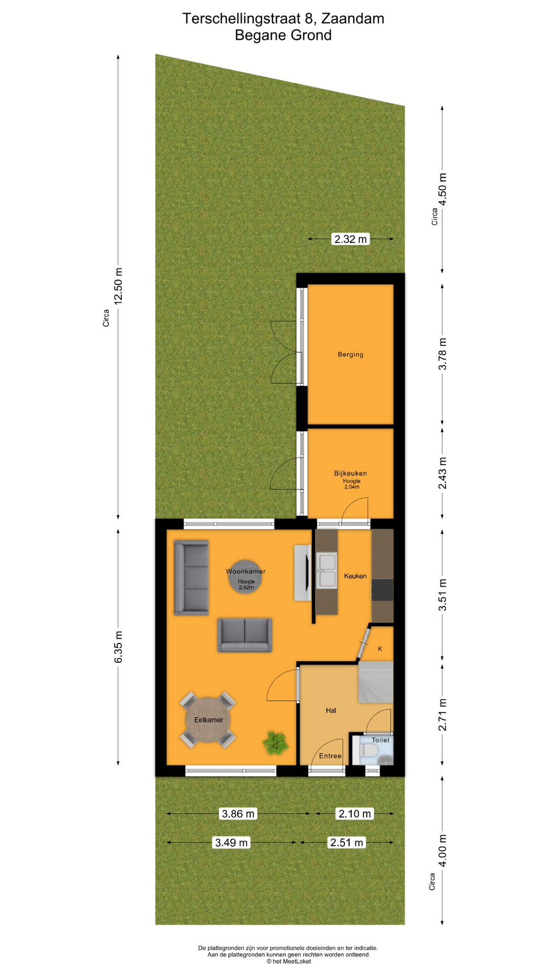 Terschellingstraat 8 , 1506 ZG Zaandam map