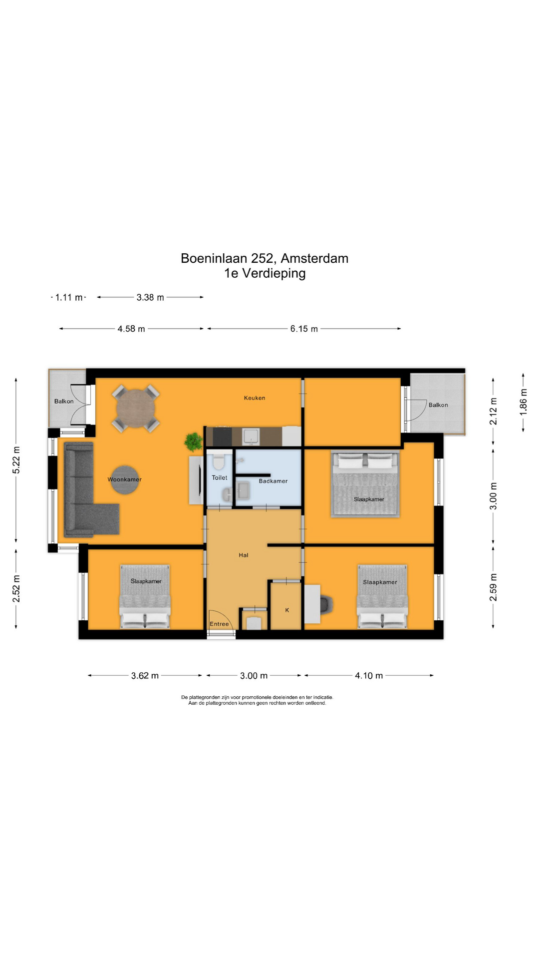 Boeninlaan 252 , 1102 TP Amsterdam map