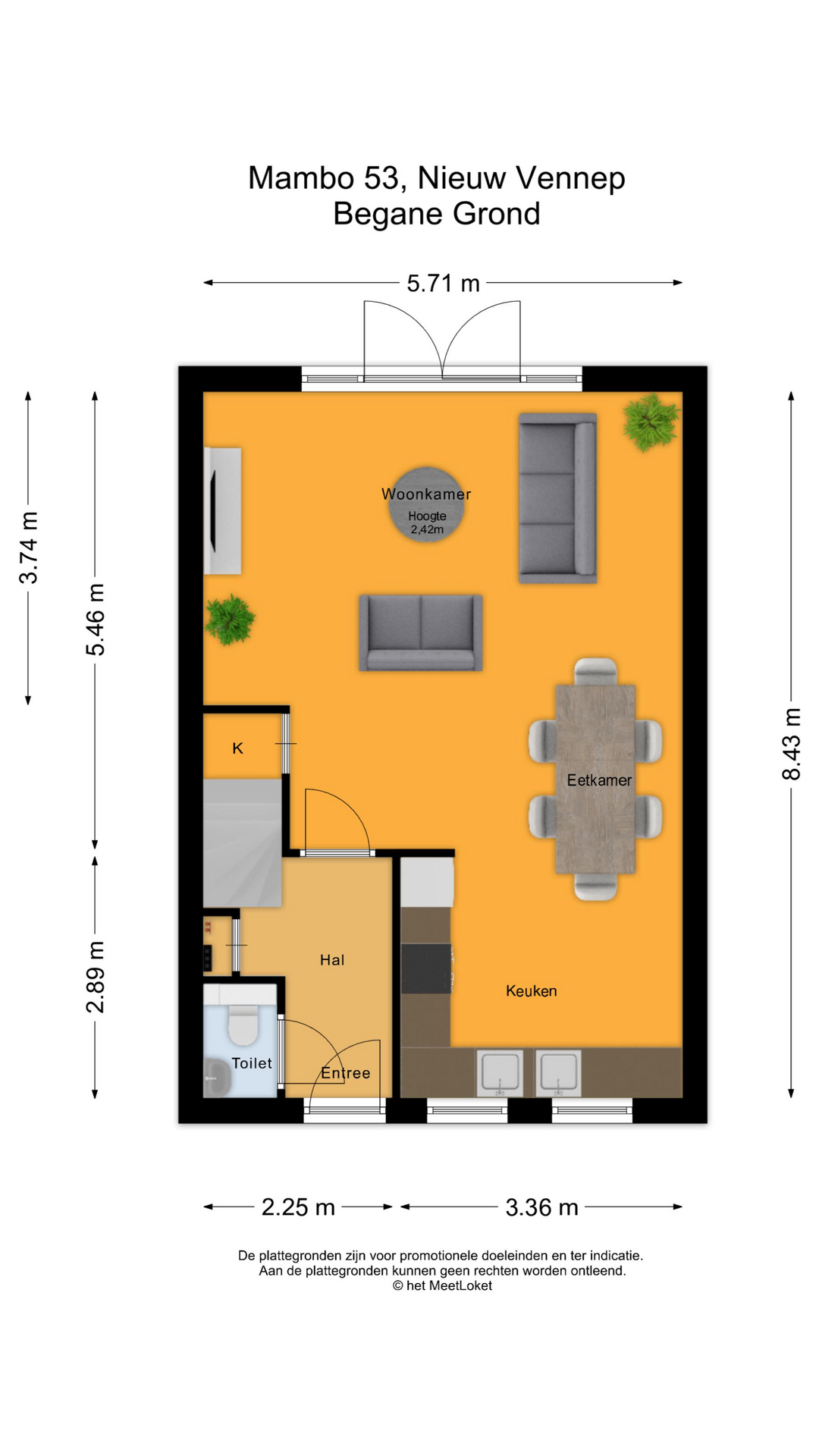 Mambo 53 , 2152 SX Nieuw-vennep map