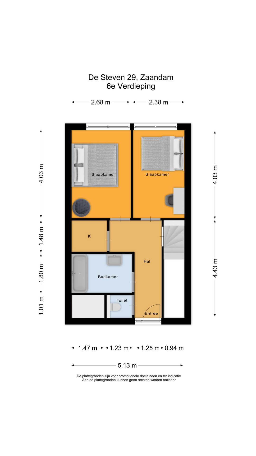 De Steven 29 , 1502 BR Zaandam map