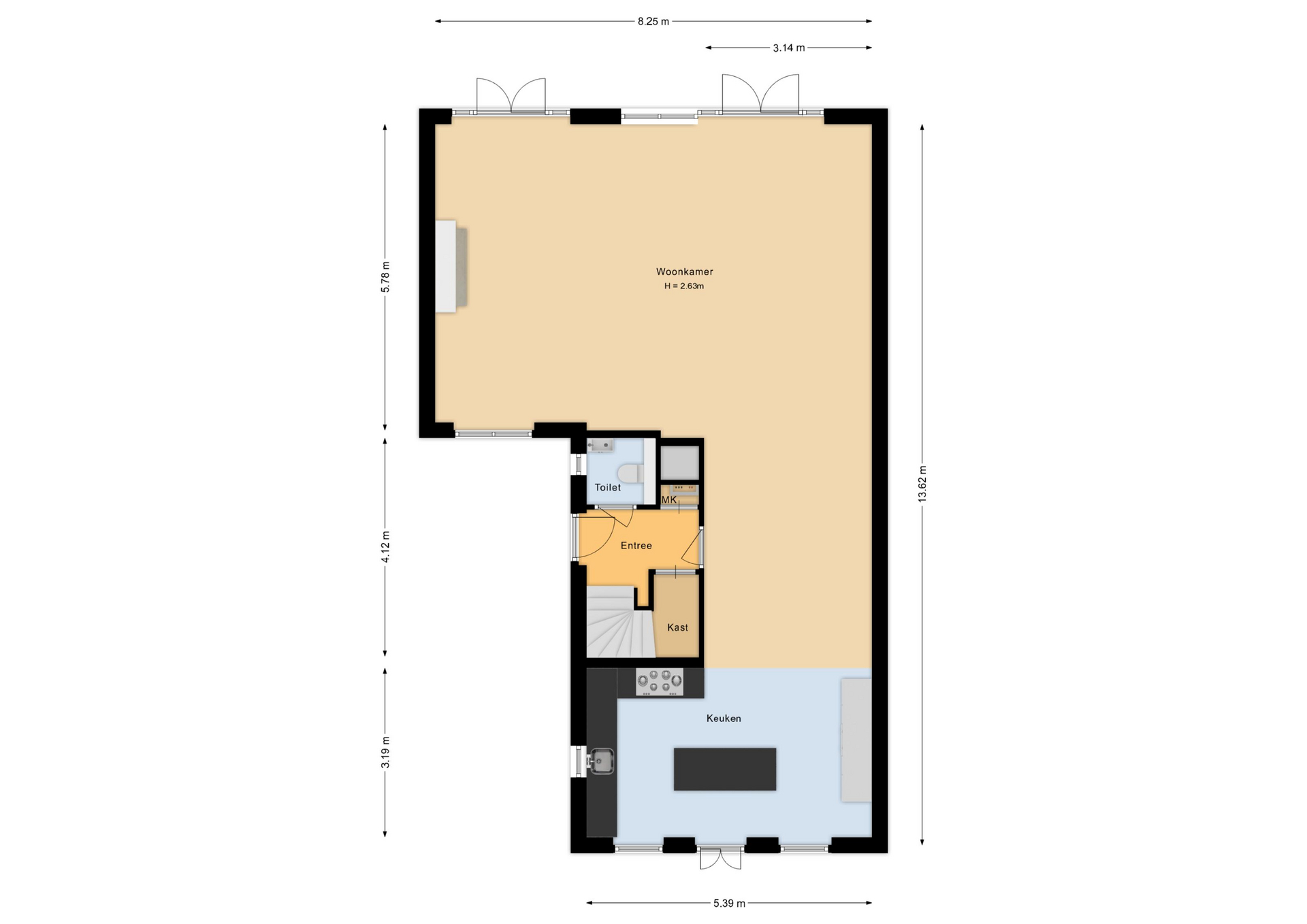 Meeroever 22 , 2181 NJ Hillegom map