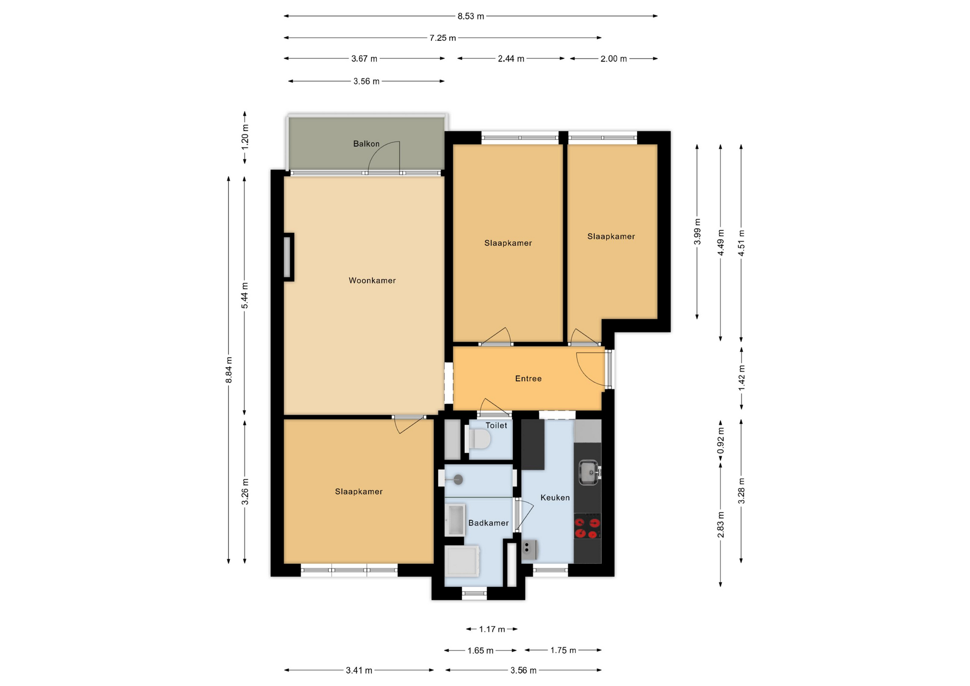 Populierenlaan 307 , 1161 SN Zwanenburg map