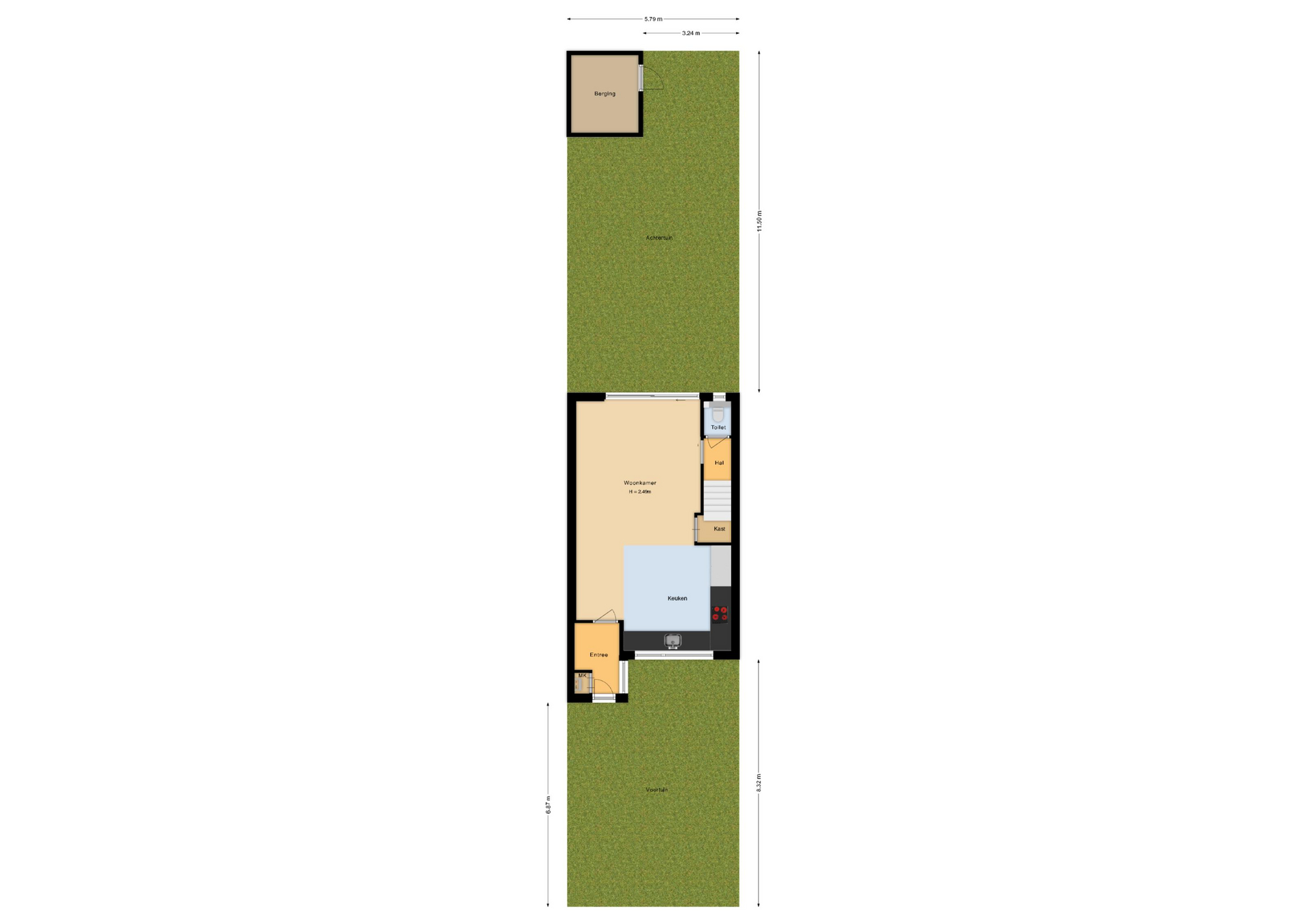 Weerterbos 49 , 2134 HJ Hoofddorp map