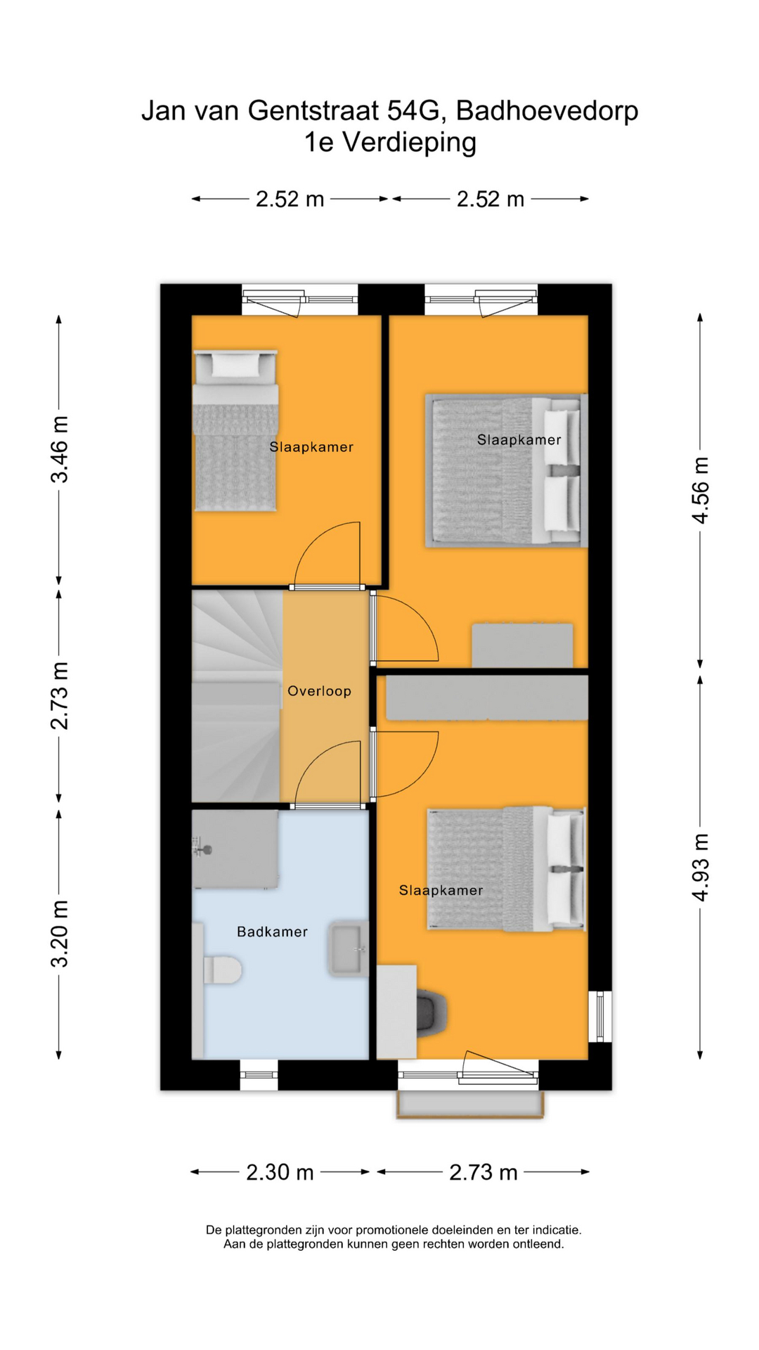 Jan van Gentstraat 54 G, 1171 GM Badhoevedorp map