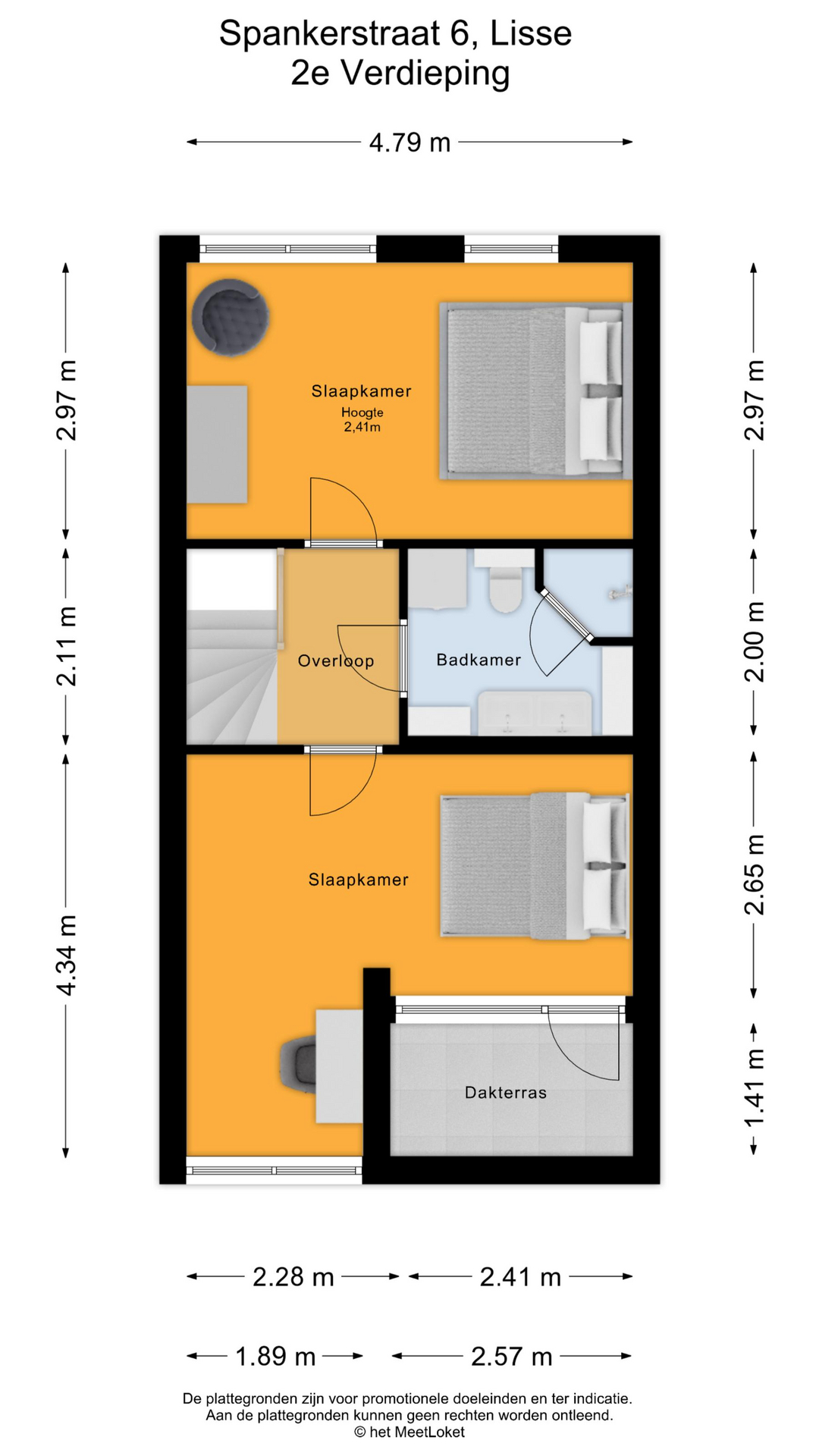 Spankerstraat 6 , 2162 LT Lisse map
