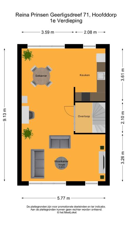 Reina Prinsen Geerligsdreef 71 , 2135 HS Hoofddorp map
