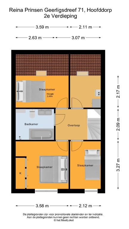 Reina Prinsen Geerligsdreef 71 , 2135 HS Hoofddorp map