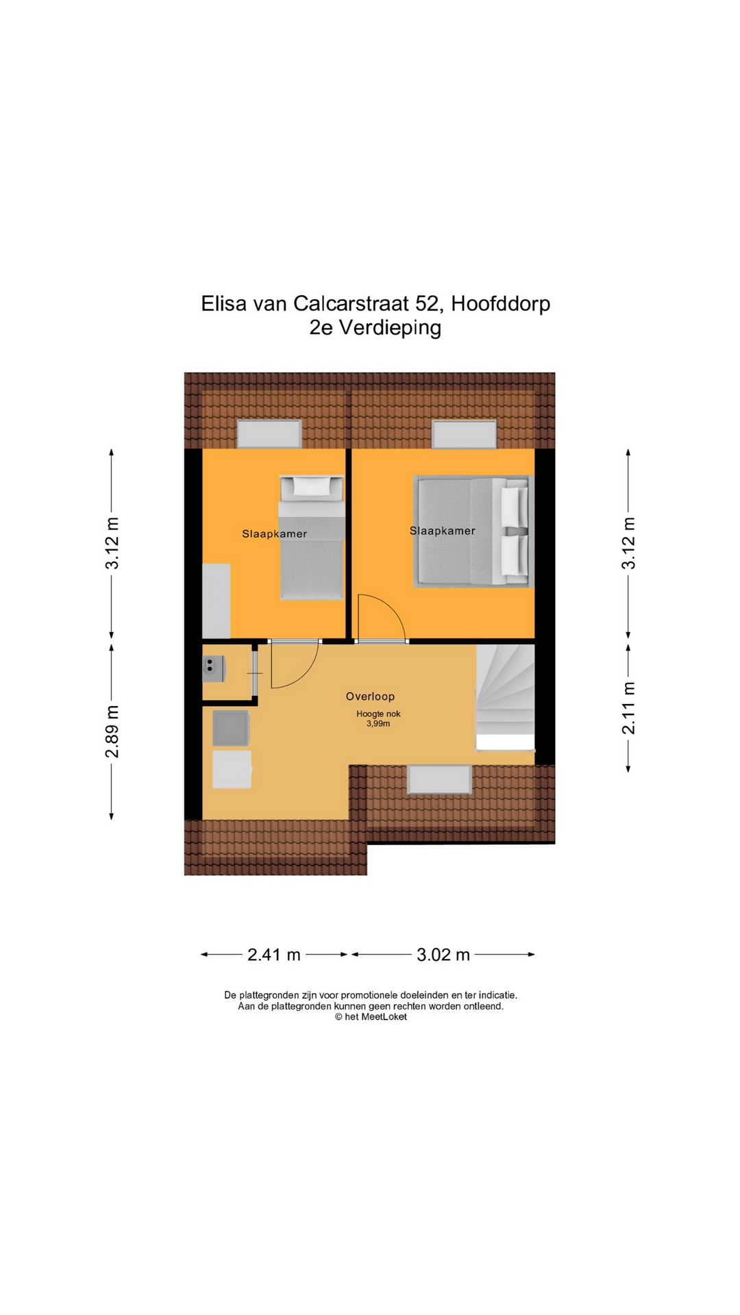 Elisa van Calcarstraat 52 , 2135 LS Hoofddorp map