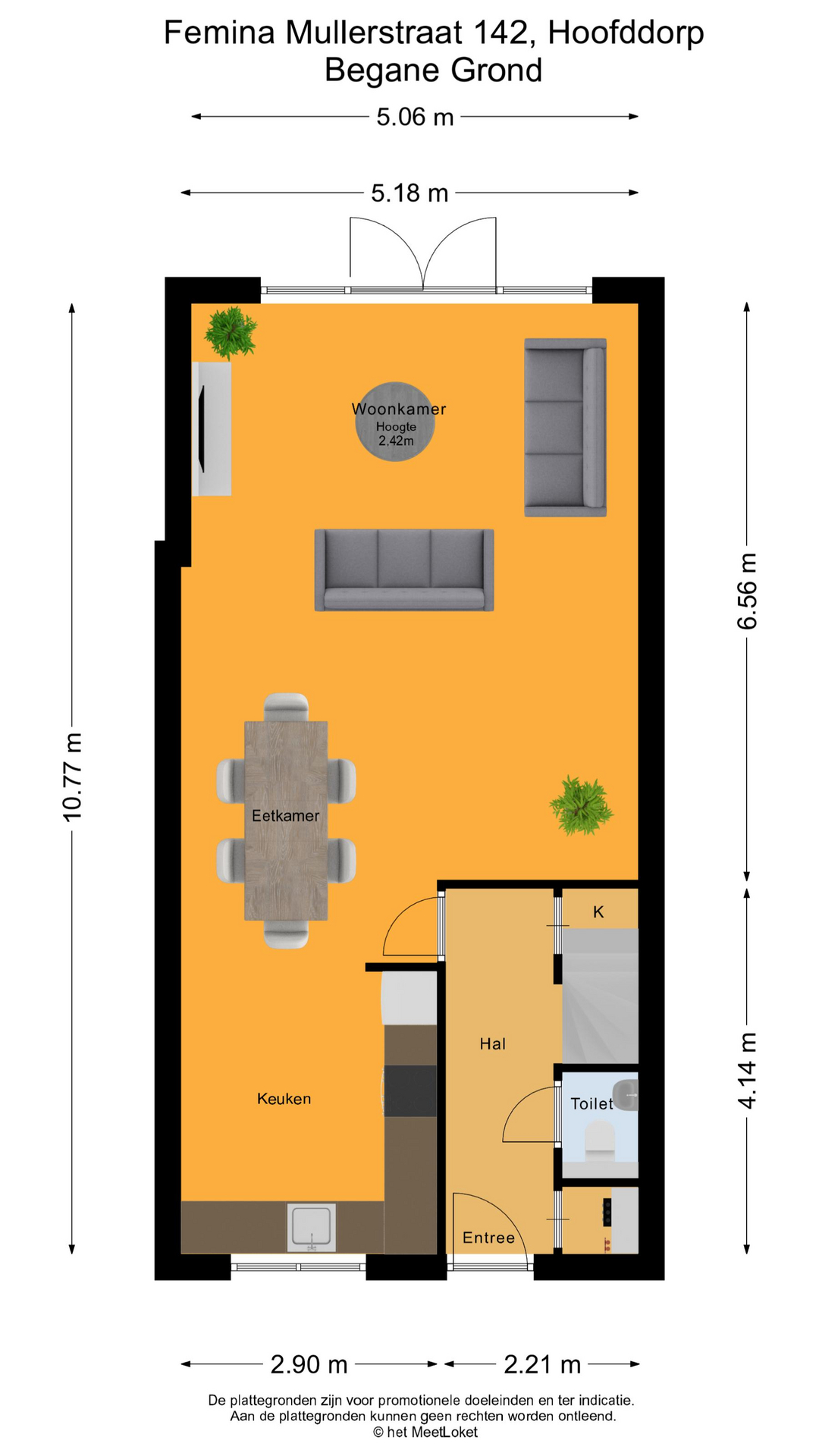 Femina Mullerstraat 142 , 2135 MT Hoofddorp map