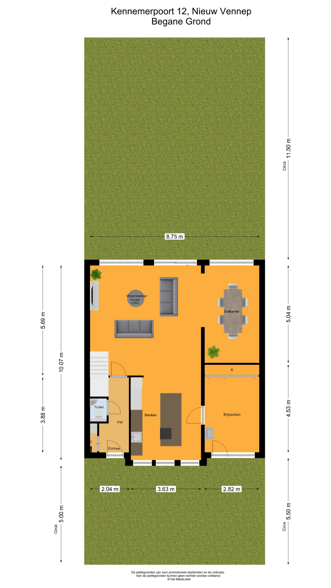 Kennemerpoort 12 , 2152 EC Nieuw-vennep map