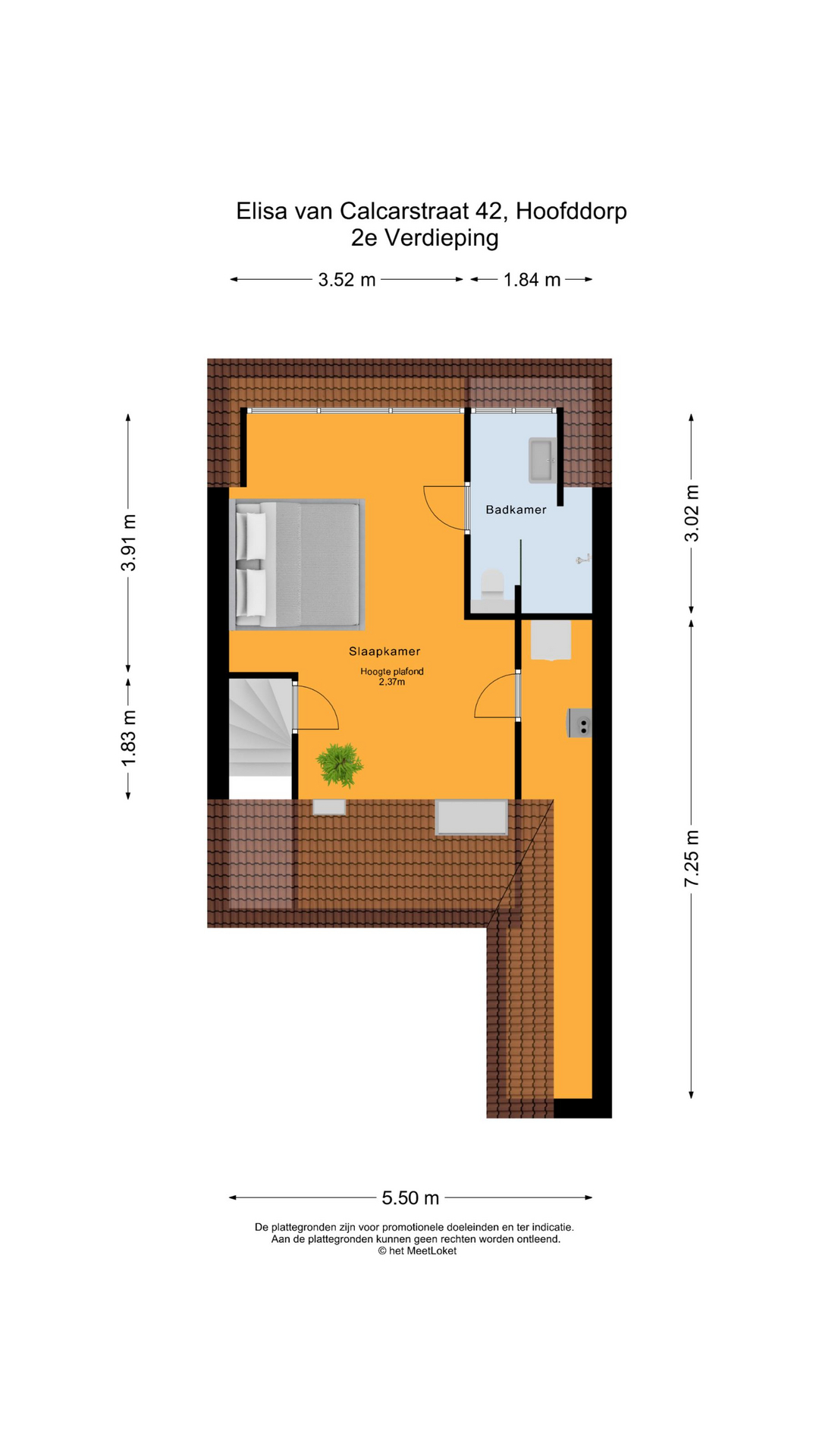 Elisa van Calcarstraat 42, 2135 LP Hoofddorp map