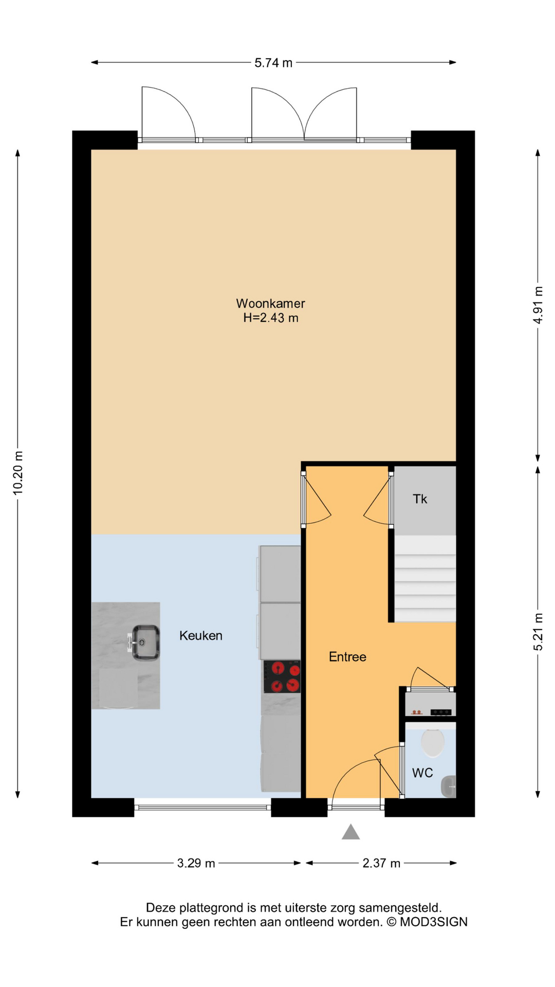 Velperpoort 37, 2152 RS Nieuw-vennep map