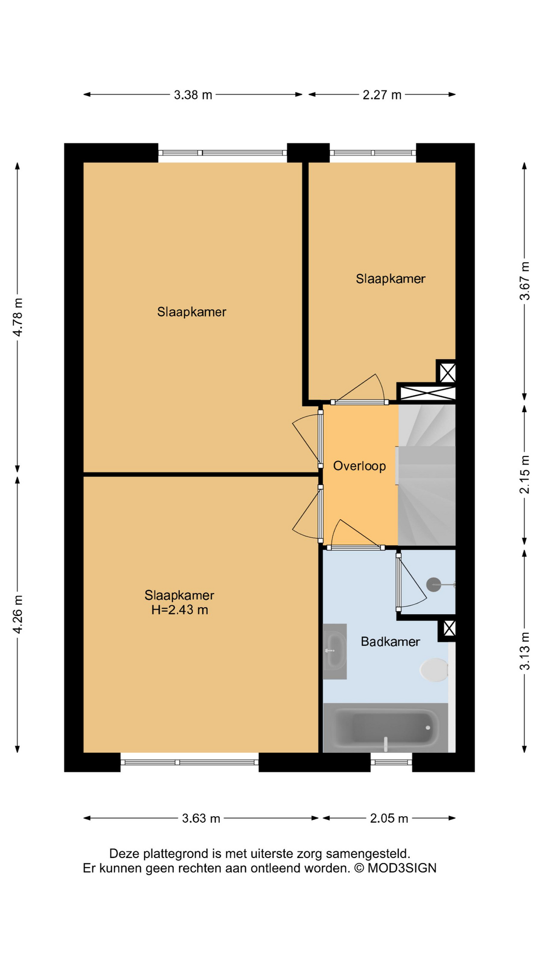 Velperpoort 37, 2152 RS Nieuw-vennep map