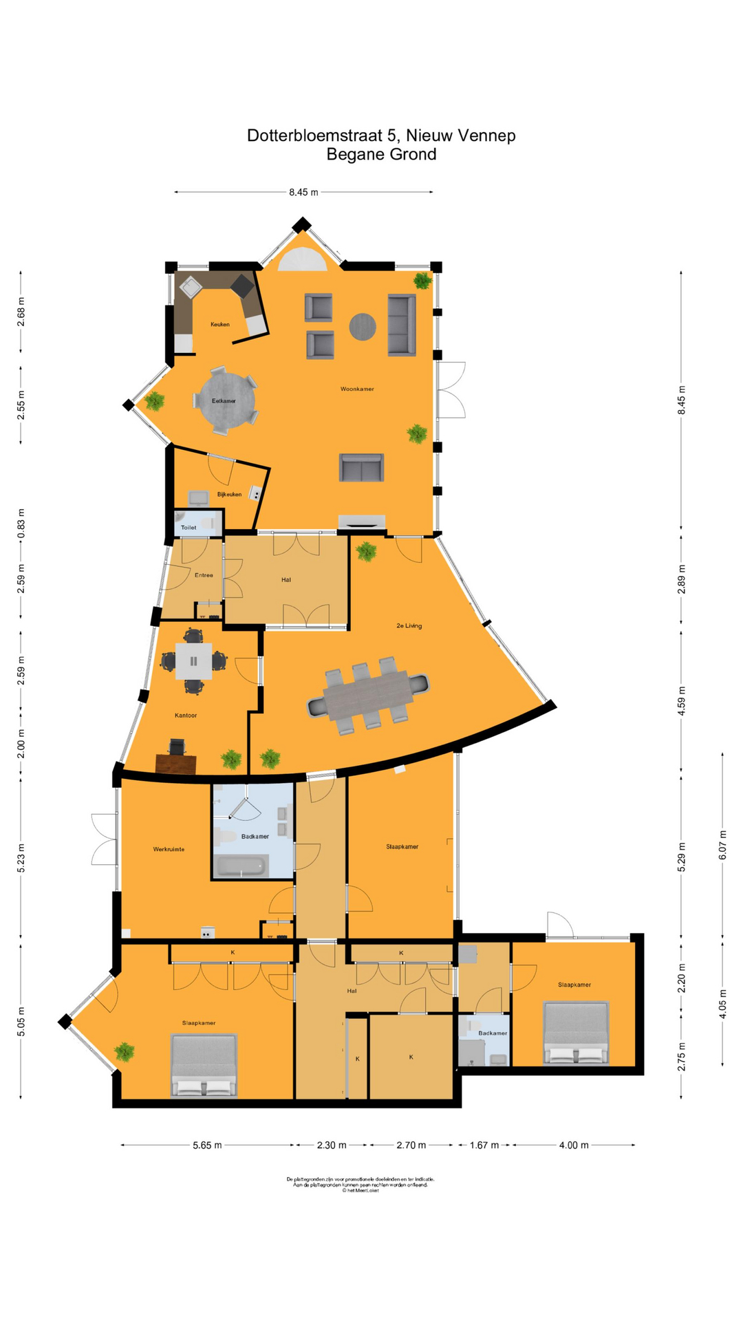 Dotterbloemstraat 5 , 2153 ES Nieuw-vennep map