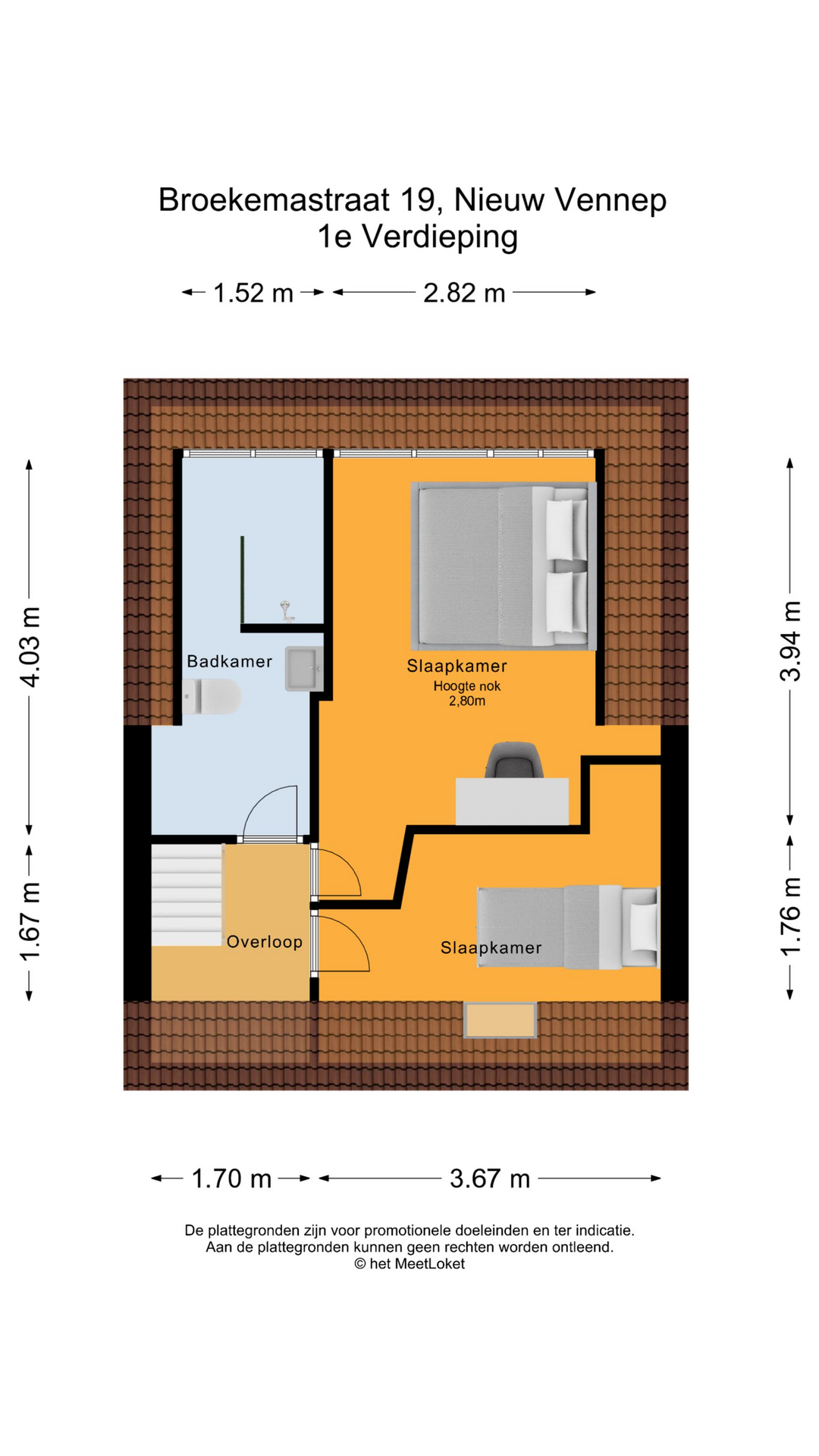 Broekemastraat 19 , 2152 XB Nieuw-vennep map