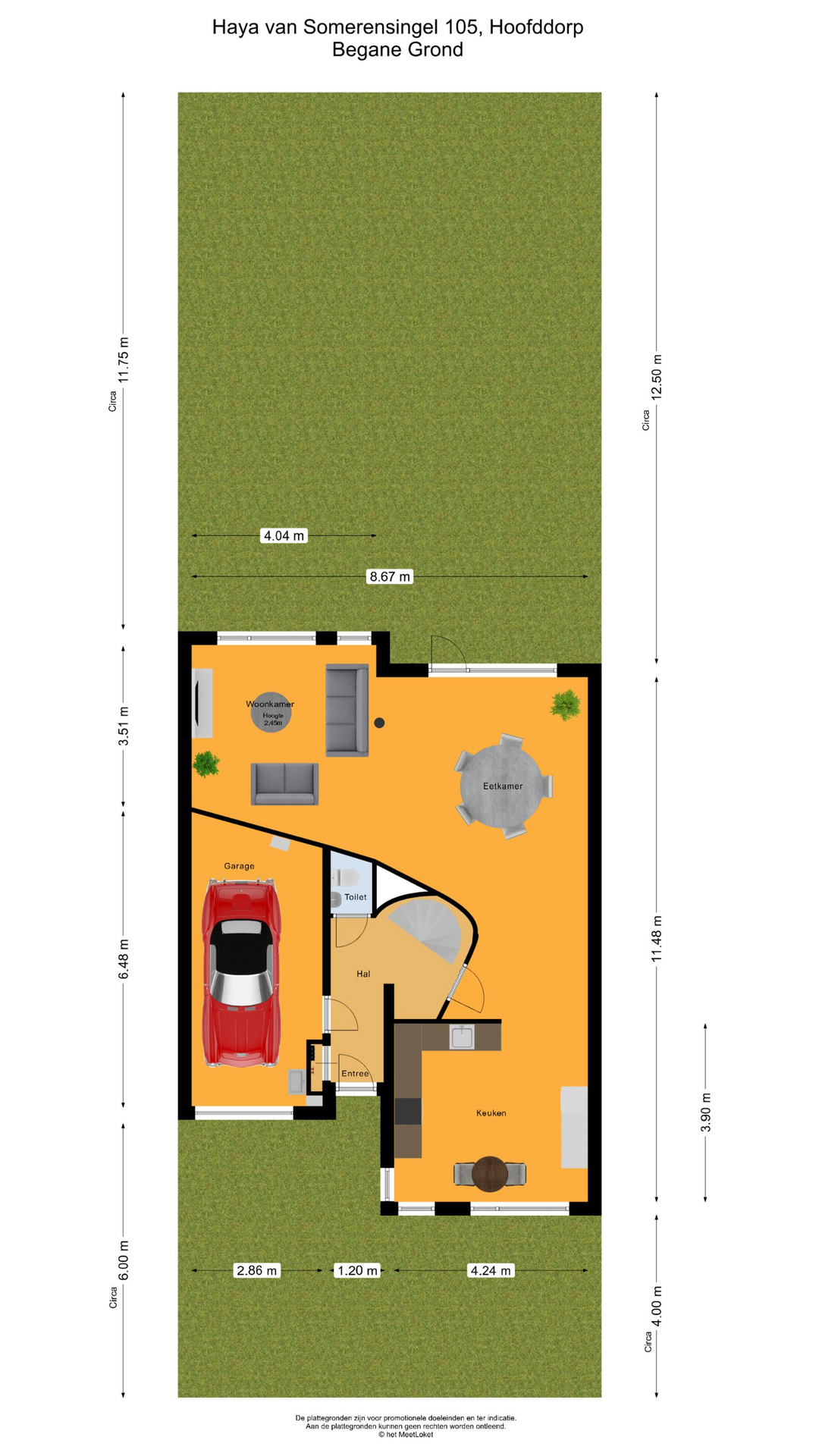 Haya van Somerensingel 105 , 2135 HZ Hoofddorp map