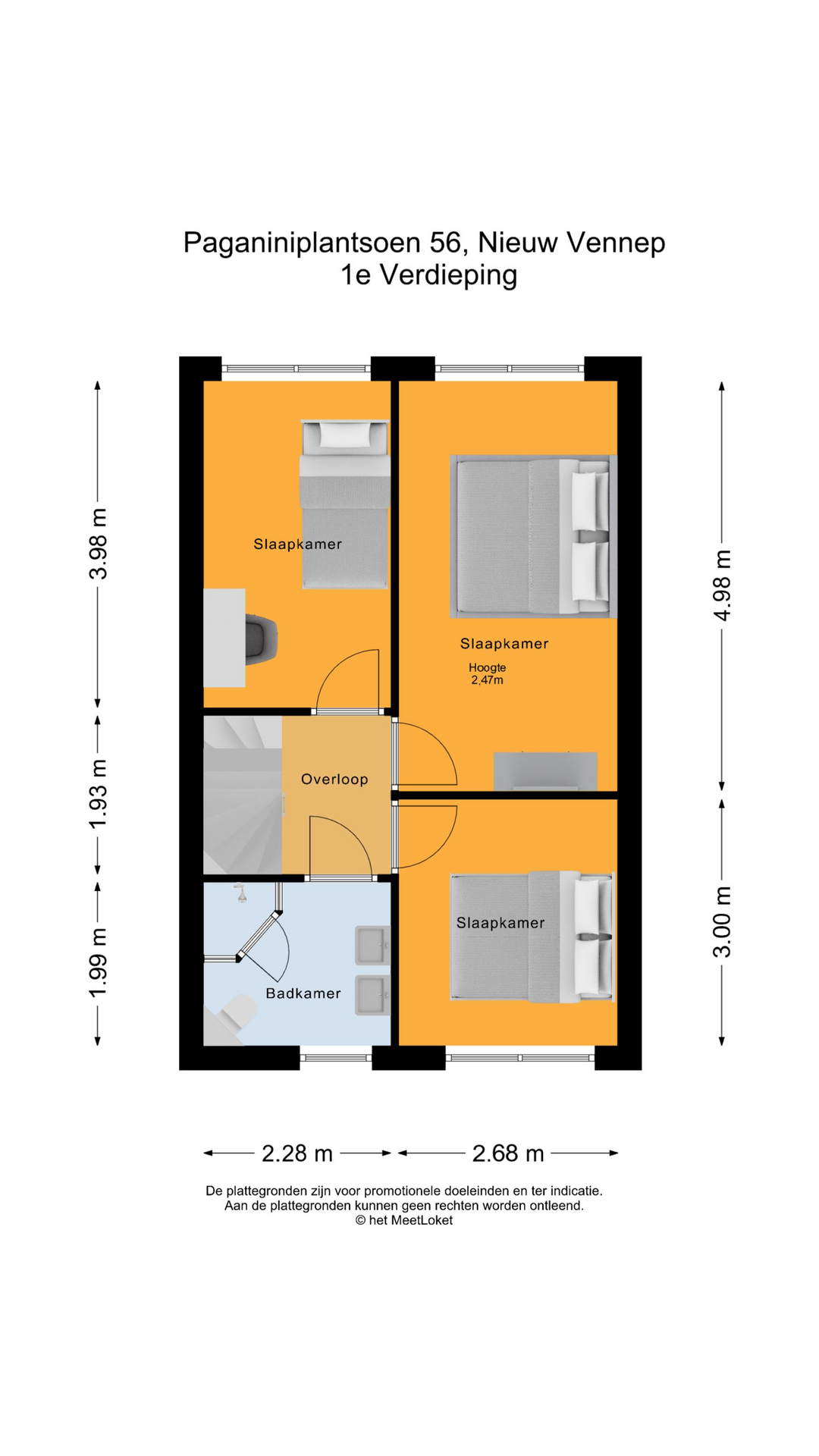 Paganiniplantsoen 56, 2151 GH Nieuw-vennep map