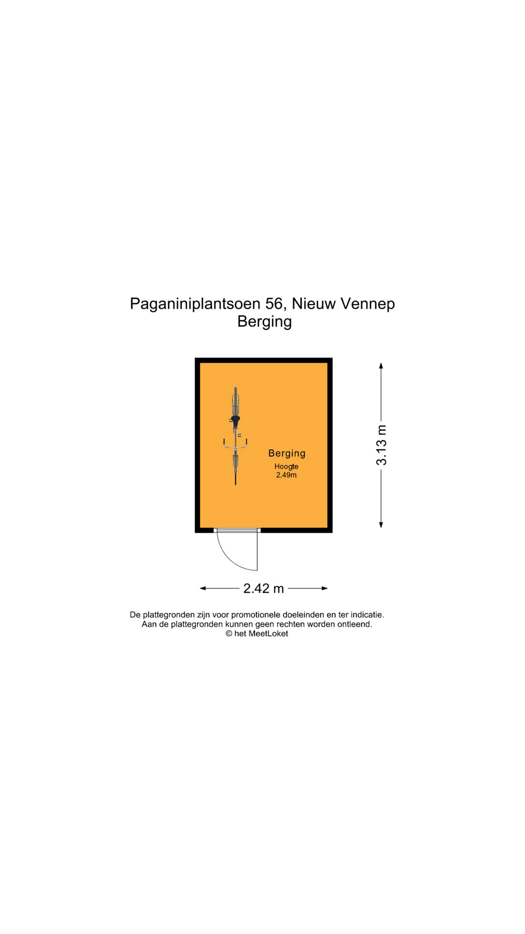 Paganiniplantsoen 56, 2151 GH Nieuw-vennep map