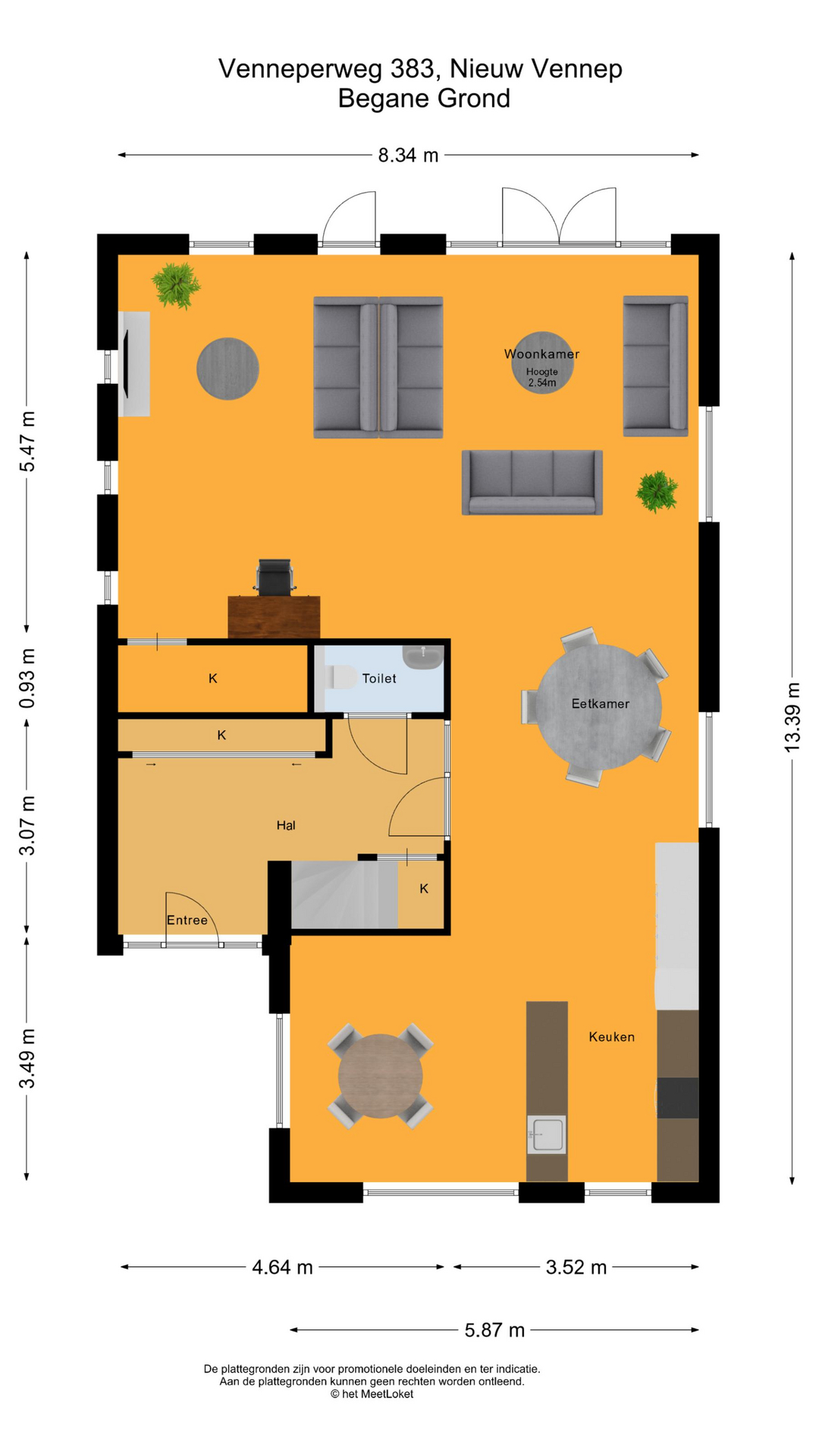 Venneperweg 383, 2153 AA Nieuw-vennep map