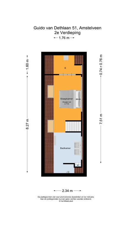 Guido van Dethlaan 51, 1187 TS Amstelveen map