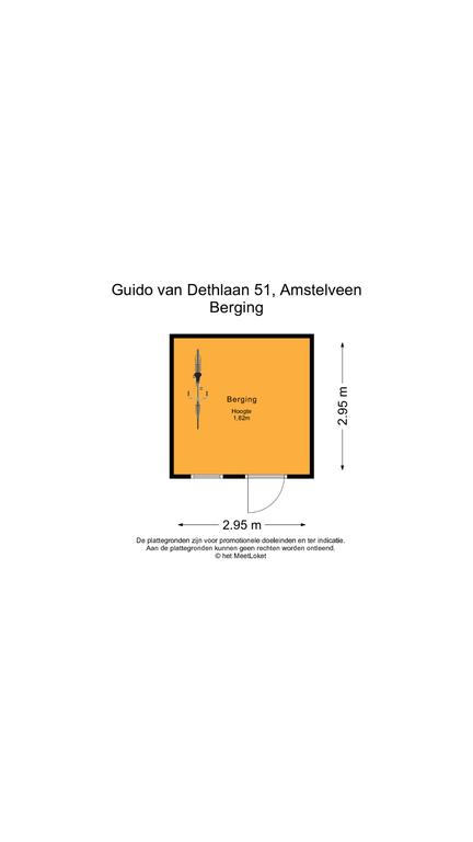 Guido van Dethlaan 51, 1187 TS Amstelveen map