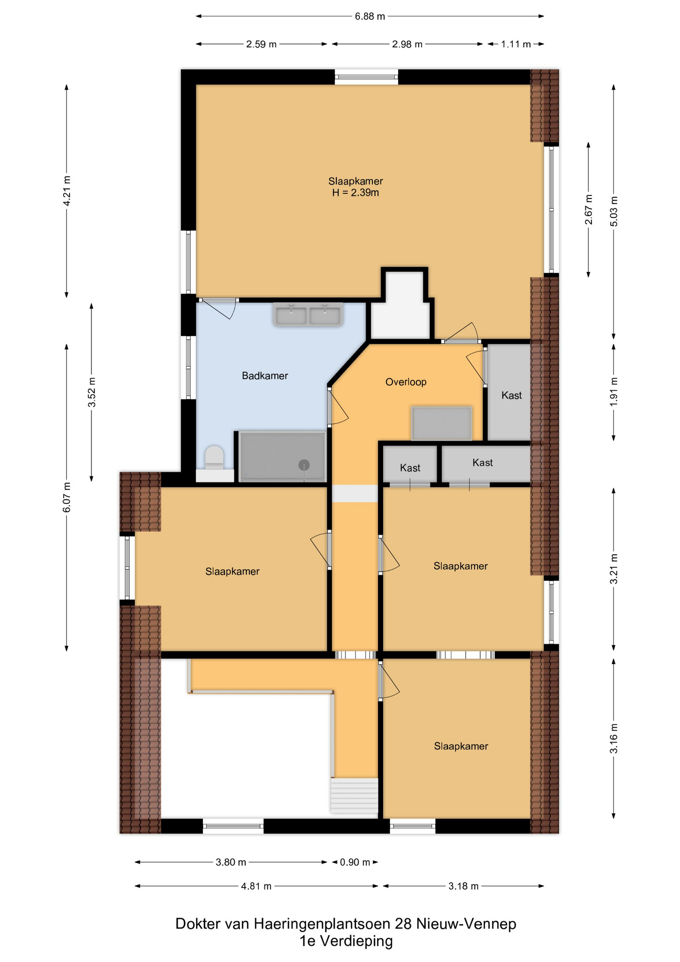 Dokter Van Haeringenplantsoen 28 , 2151 AT Nieuw-vennep map