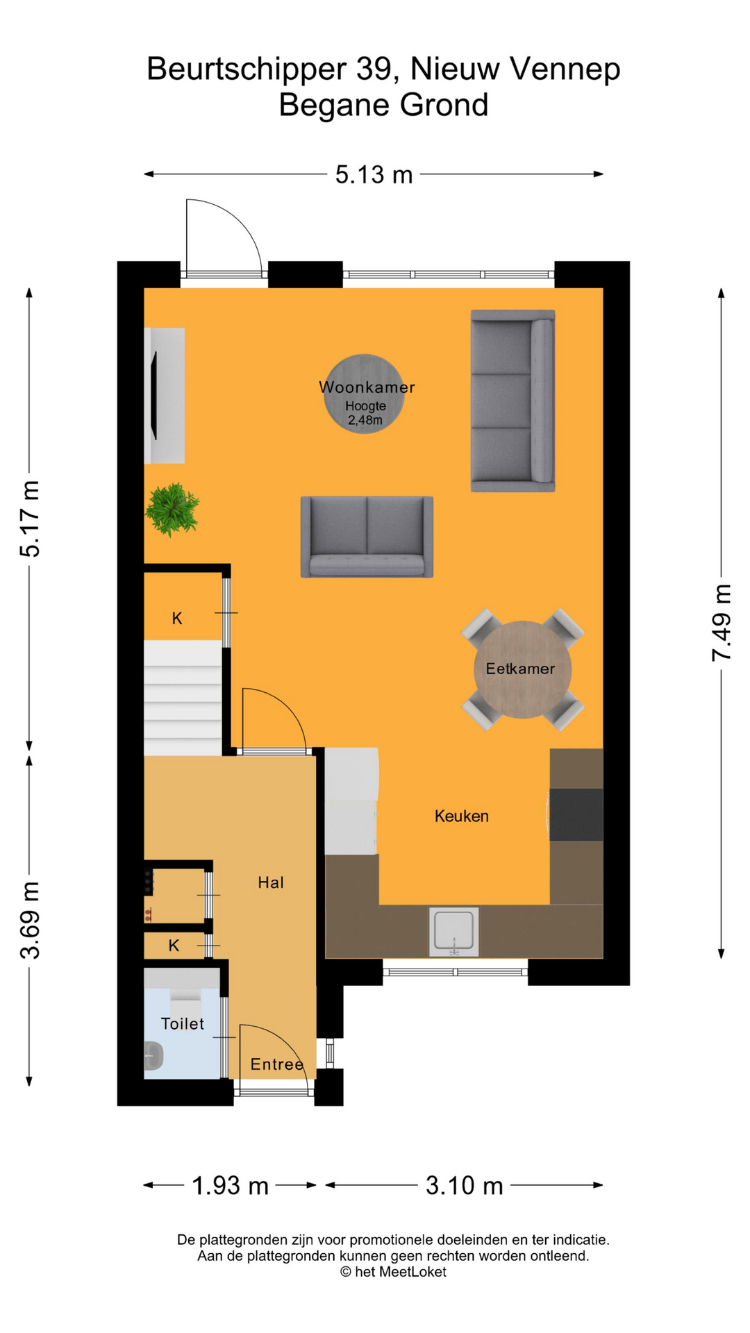 Beurtschipper 39 , 2152 LT Nieuw-vennep map