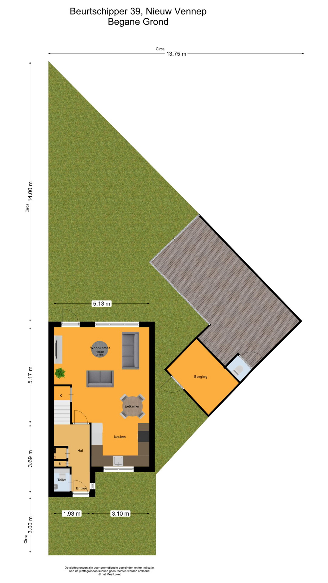 Beurtschipper 39 , 2152 LT Nieuw-vennep map