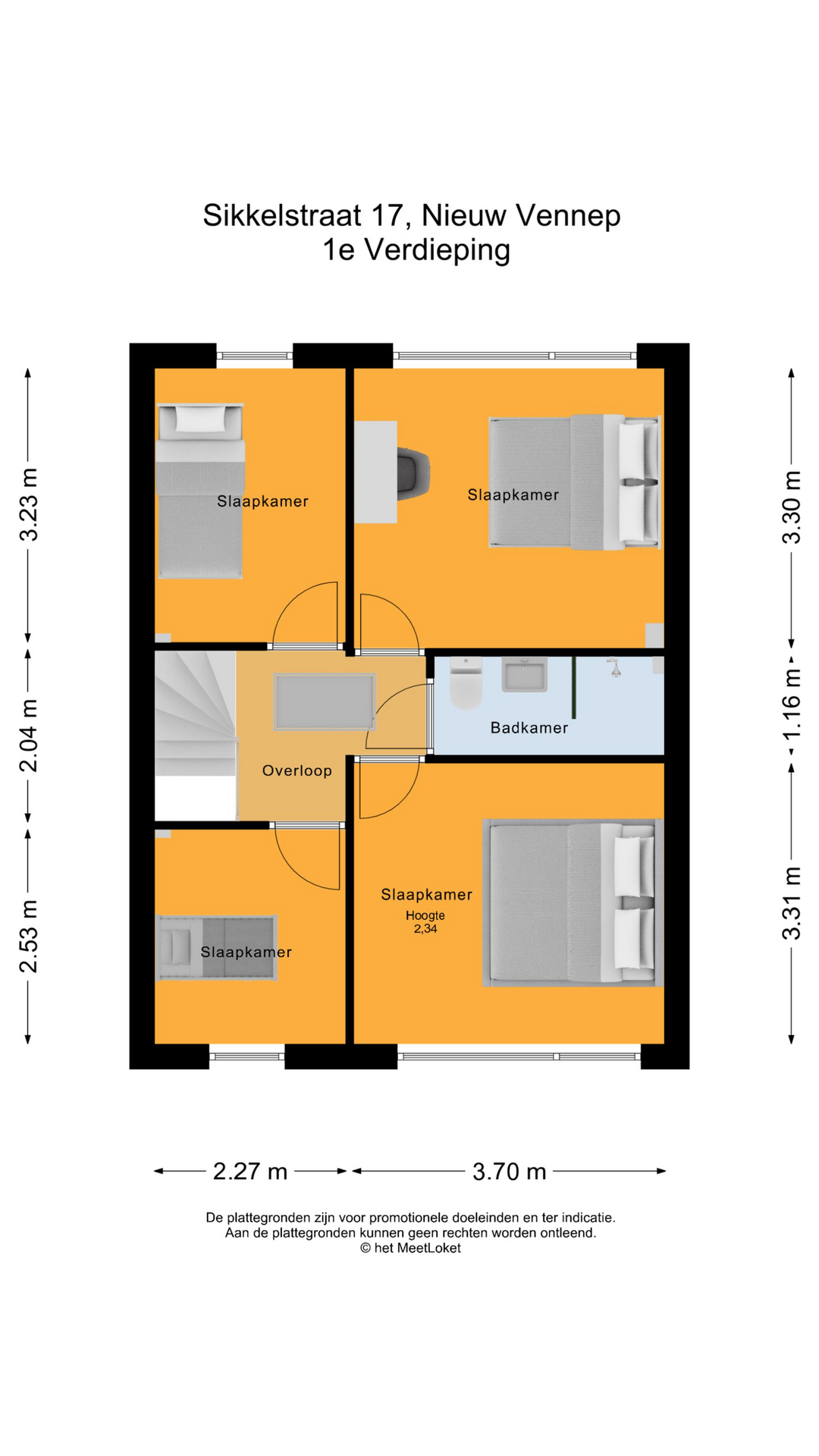 Sikkelstraat 17 , 2151 CN Nieuw-vennep map