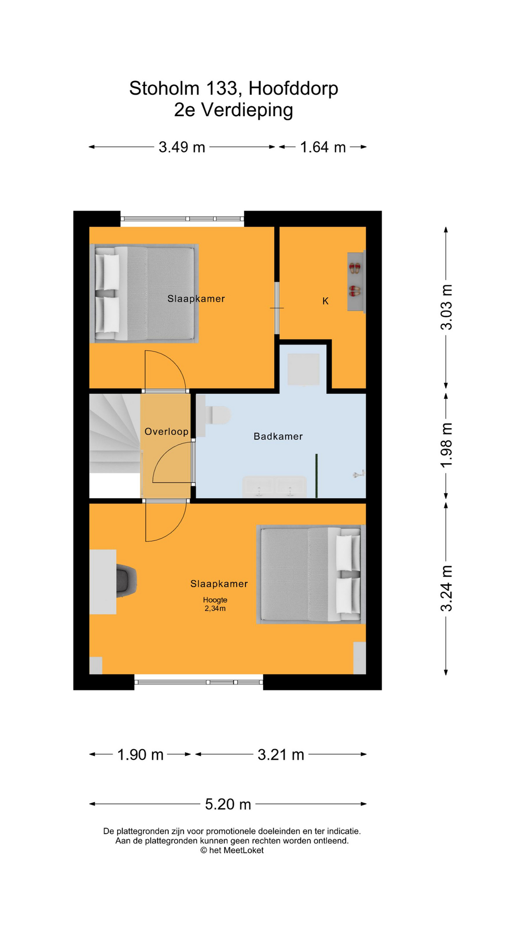 Stoholm 133 , 2133 KK Hoofddorp map