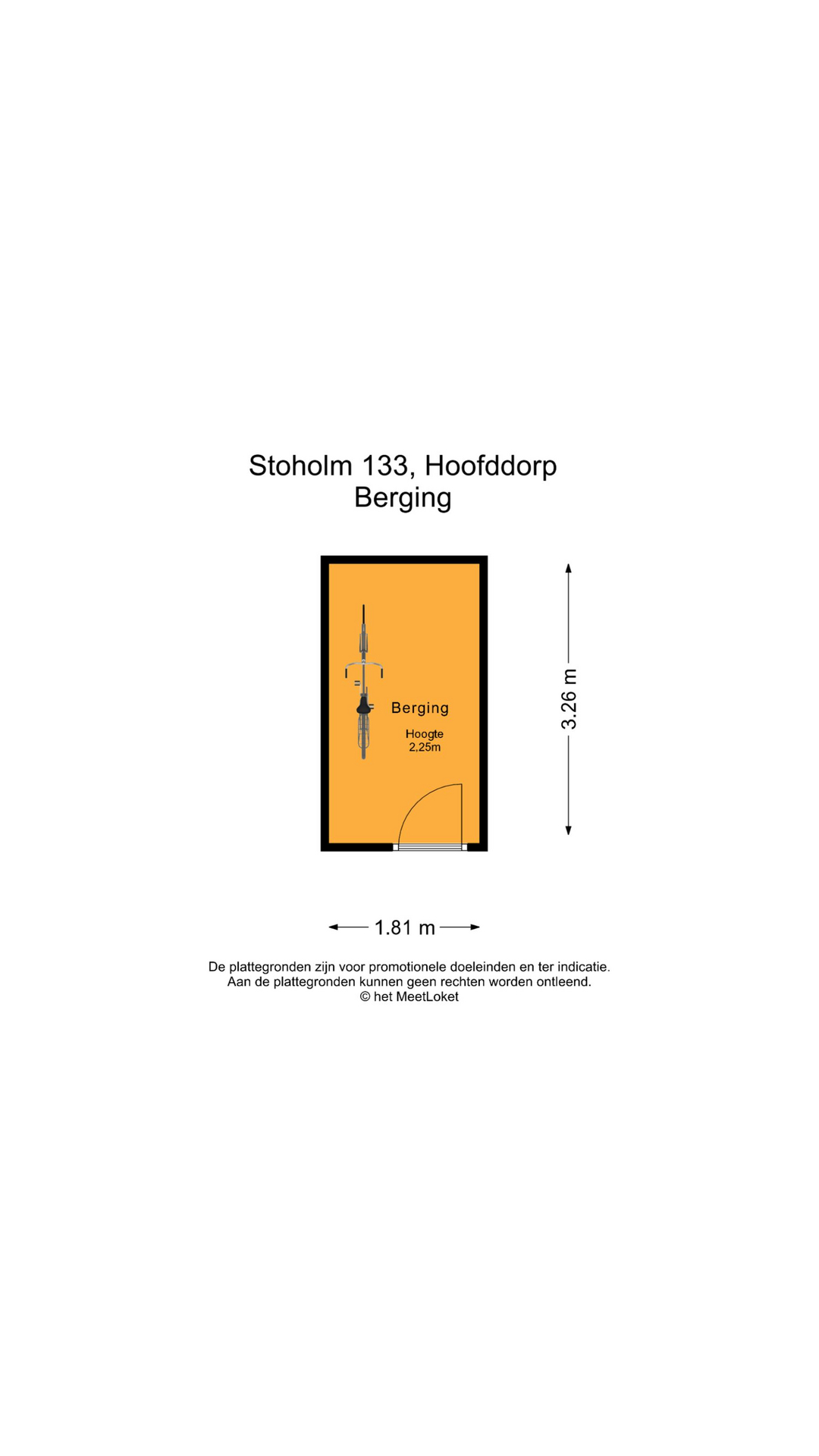 Stoholm 133 , 2133 KK Hoofddorp map