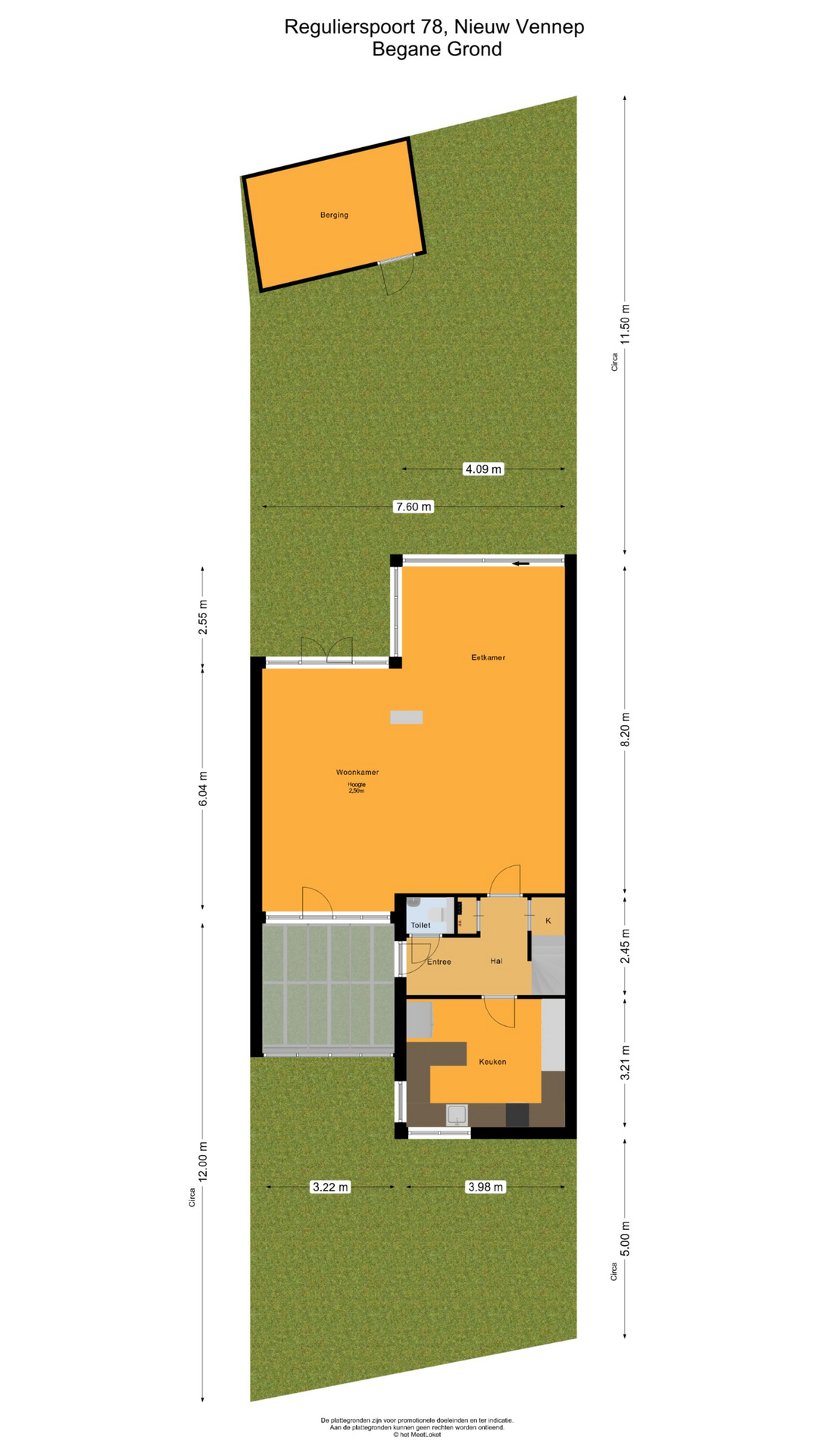 Regulierspoort 78 , 2152 RB Nieuw-vennep map