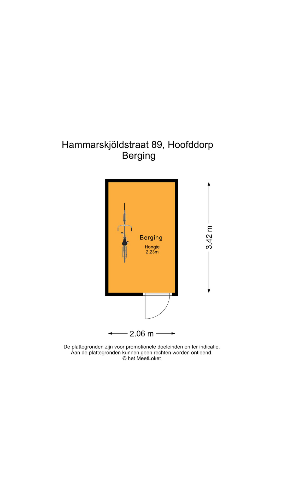 Hammarskjoldstraat 89 , 2131 VC Hoofddorp map