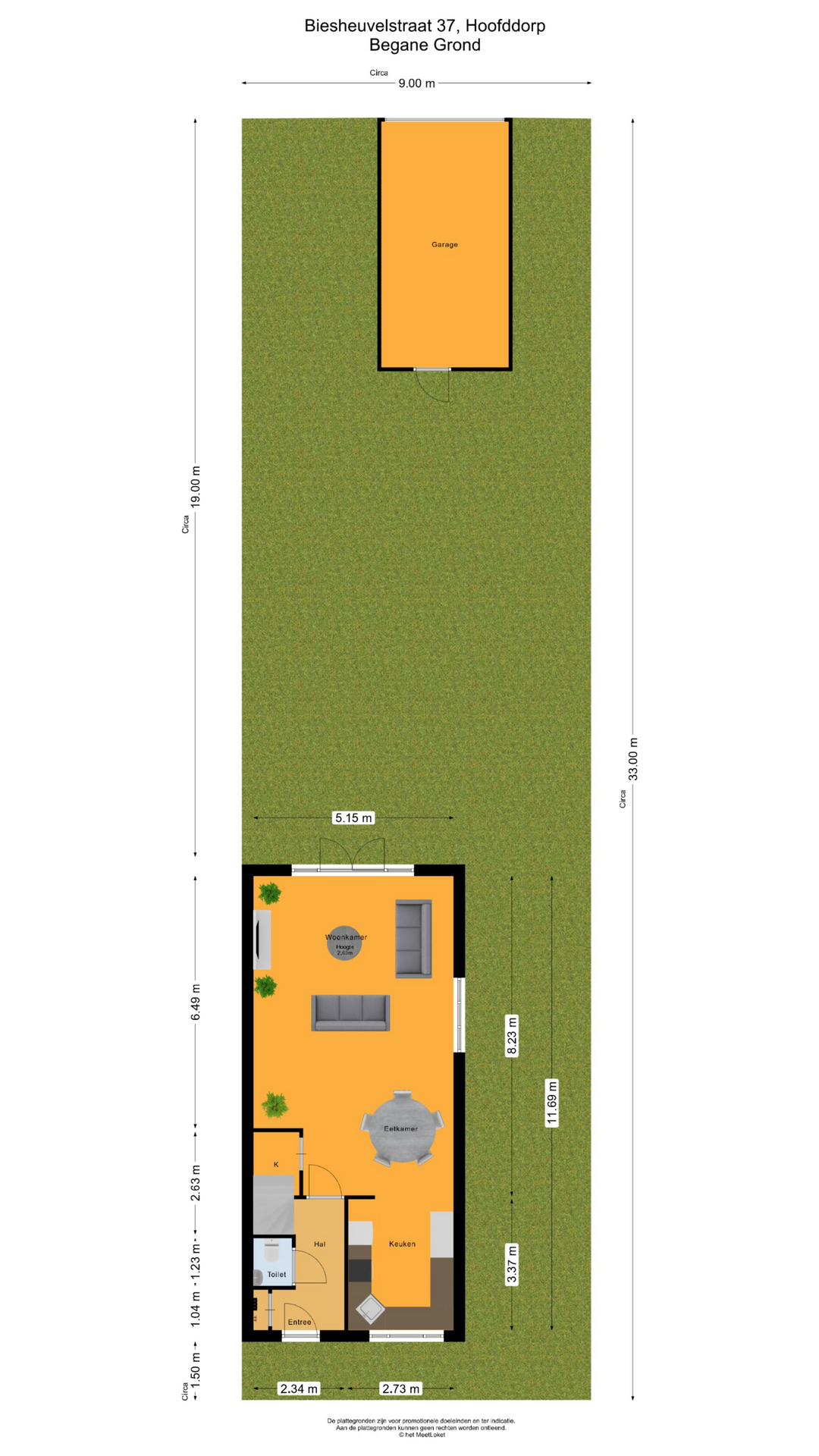 Biesheuvelstraat 37 , 2134 LL Hoofddorp map