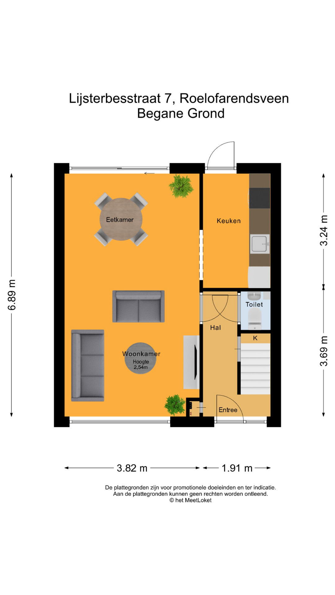 Lijsterbesstraat 7 , 2371 TE Roelofarendsveen map