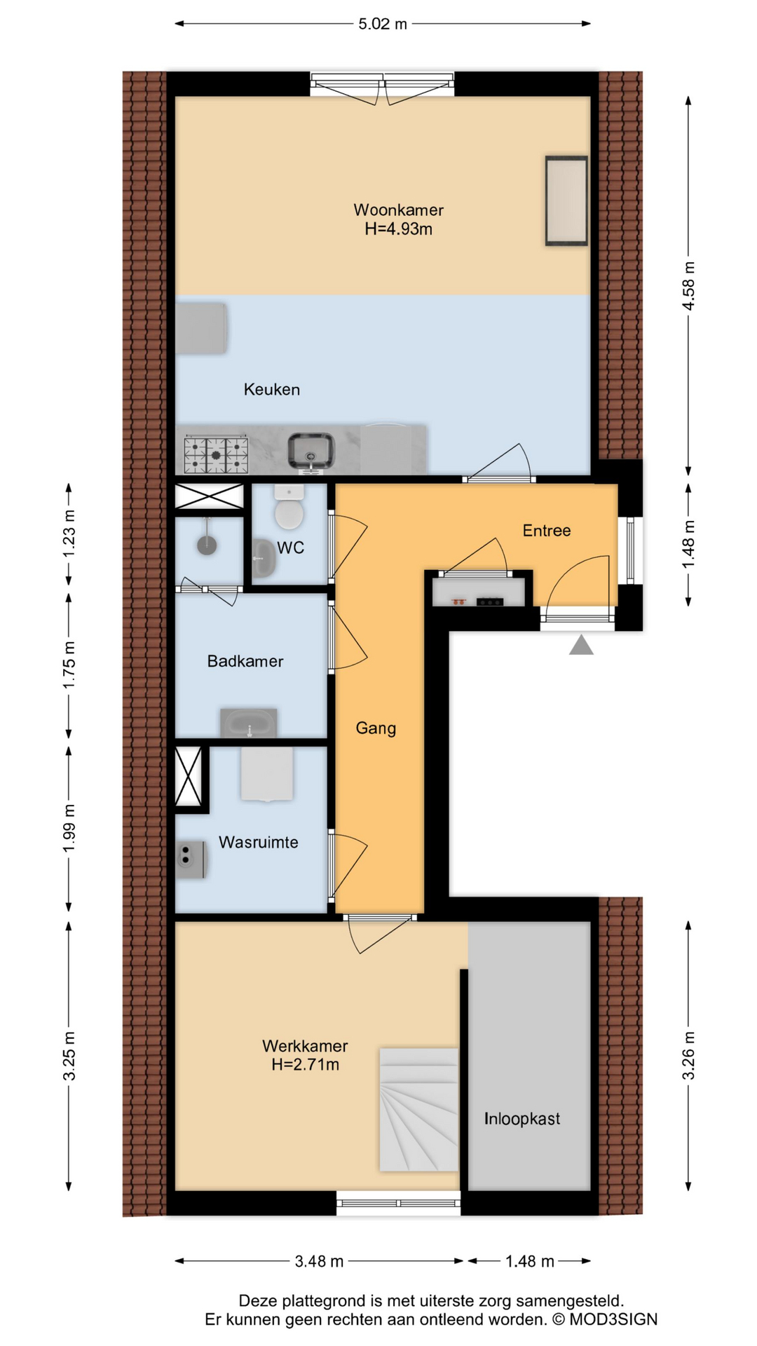 Mulderstraat 19 B, 2134 LN Hoofddorp map