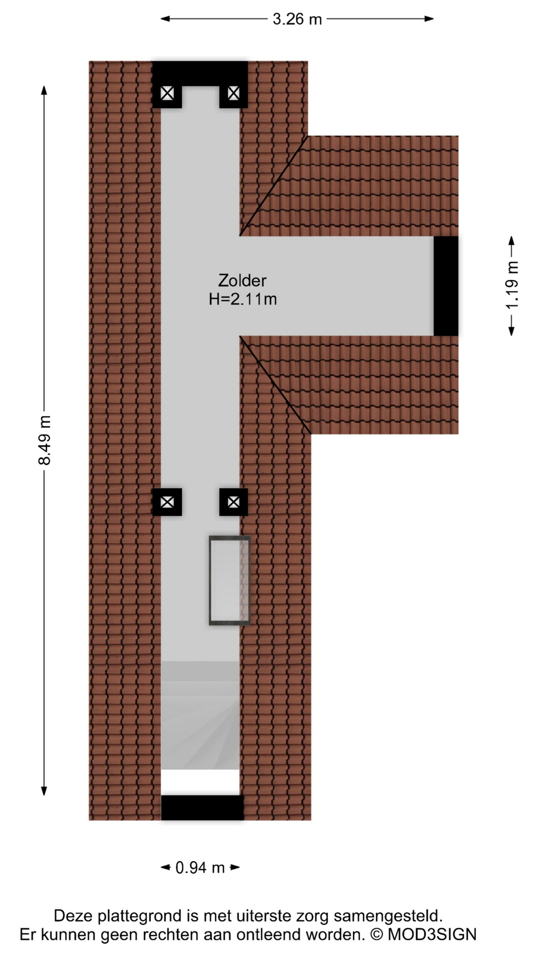 Mulderstraat 19 B, 2134 LN Hoofddorp map