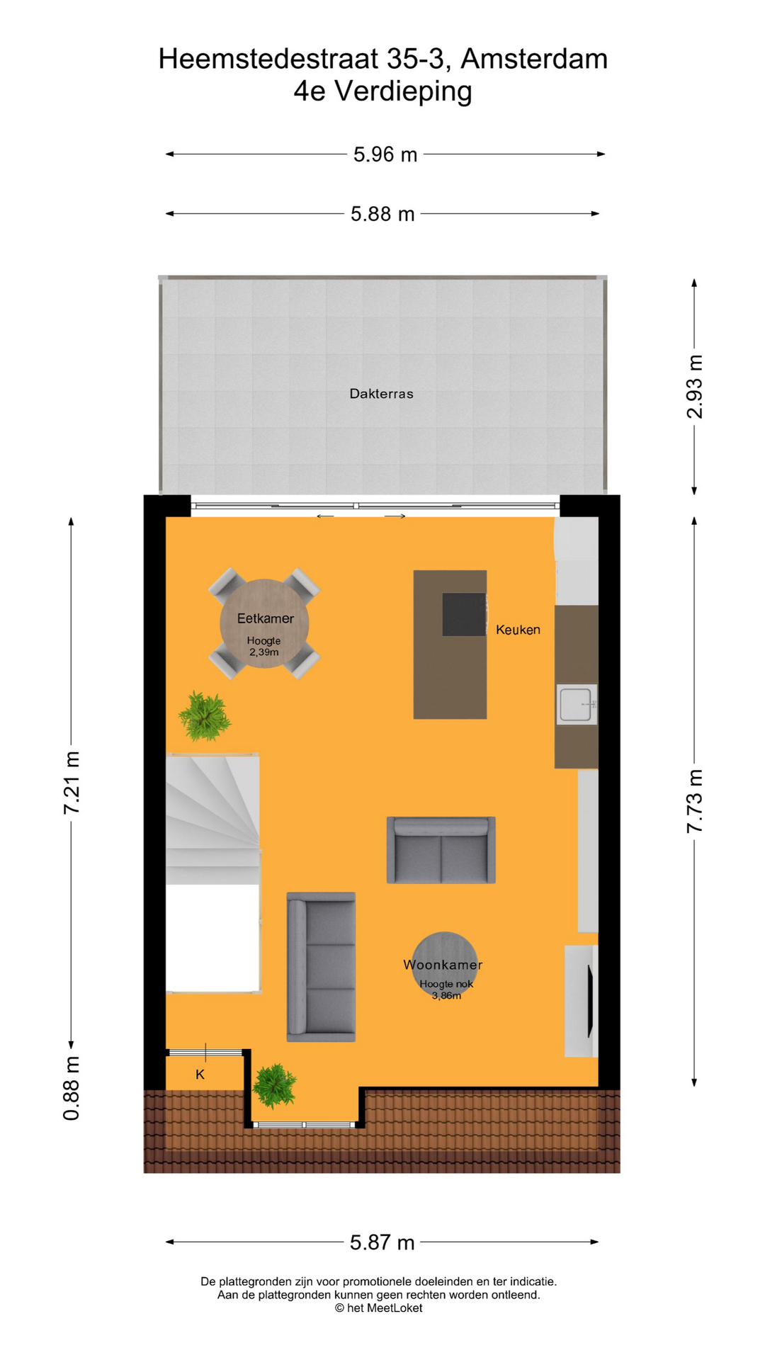 Heemstedestraat 35 3, 1059 CZ Amsterdam map