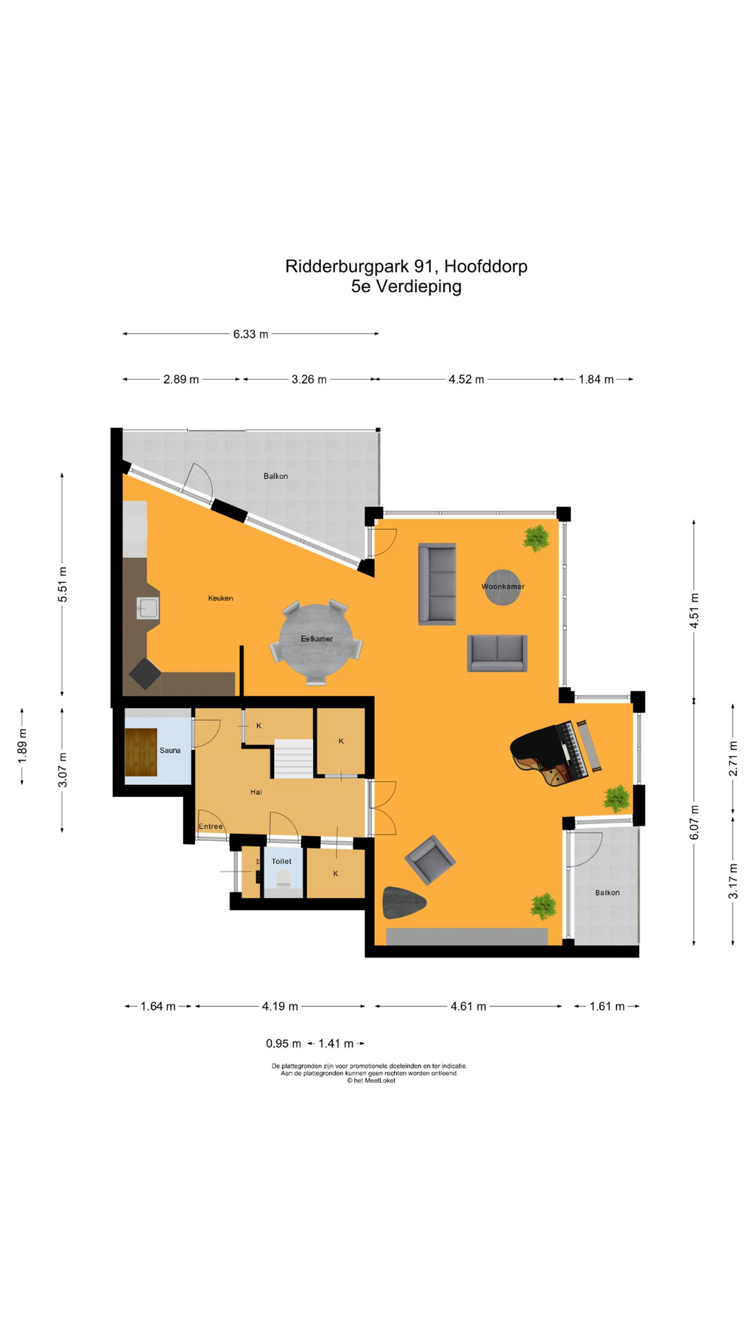 Ridderburgpark 91 , 2135 KT Hoofddorp map