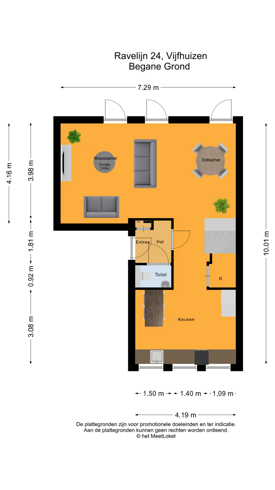 Ravelijn 24 , 2141 NH Vijfhuizen map