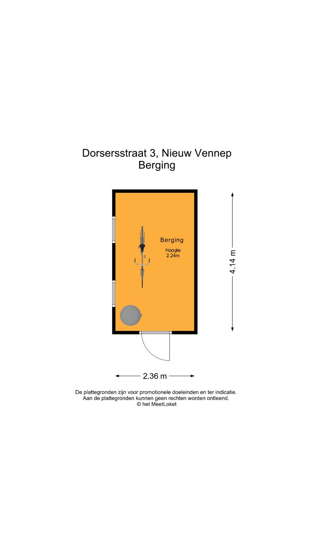 Dorsersstraat 3, 2151 CE Nieuw-vennep map