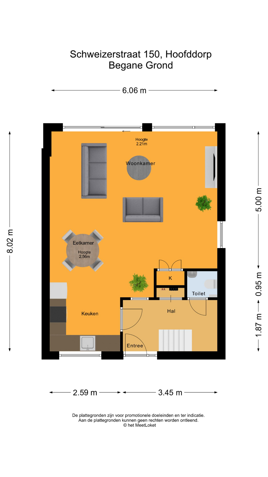 Schweitzerstraat 150 , 2131 RK Hoofddorp map