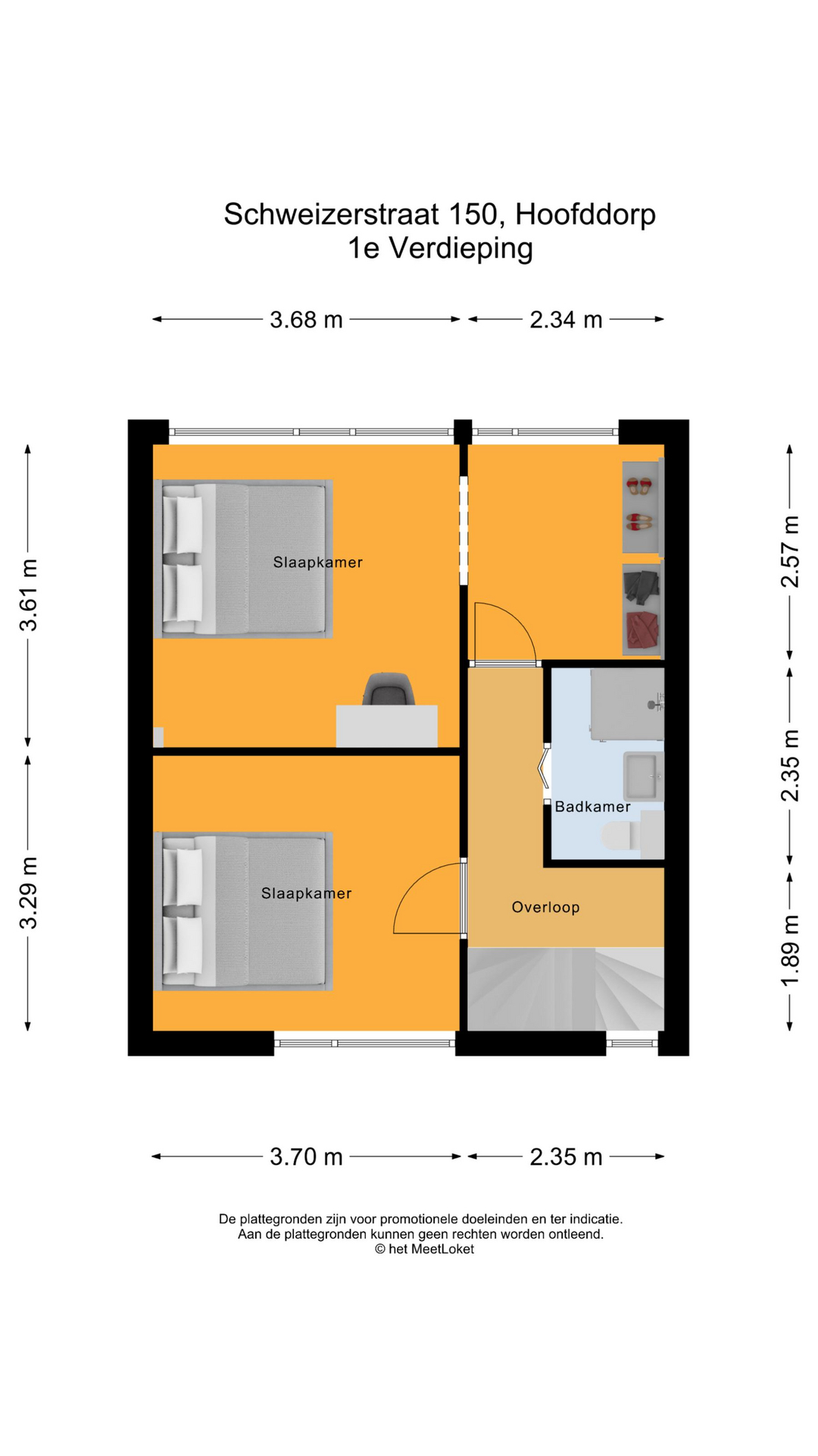 Schweitzerstraat 150 , 2131 RK Hoofddorp map